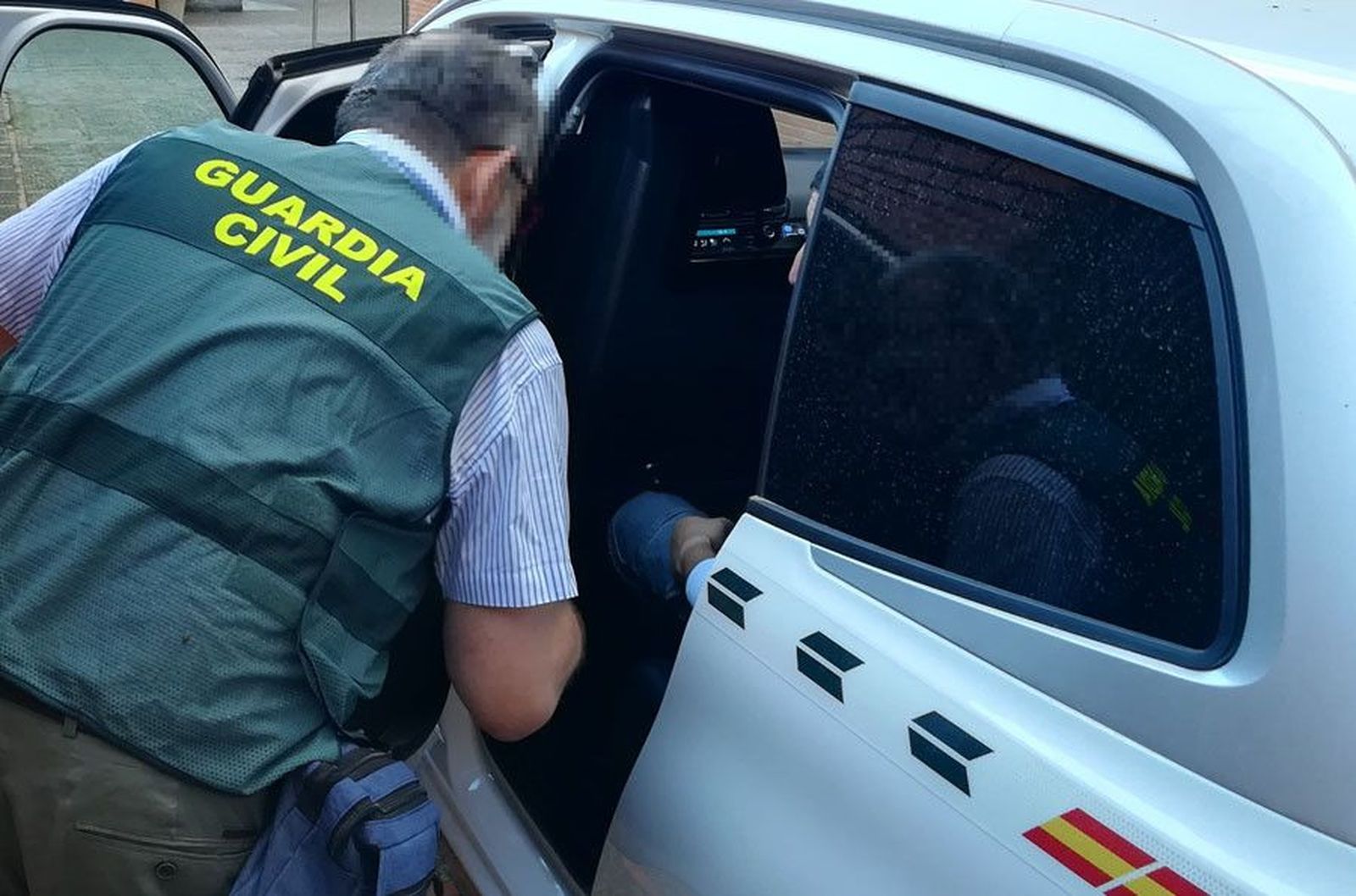 Traslado detenidos guardia civil