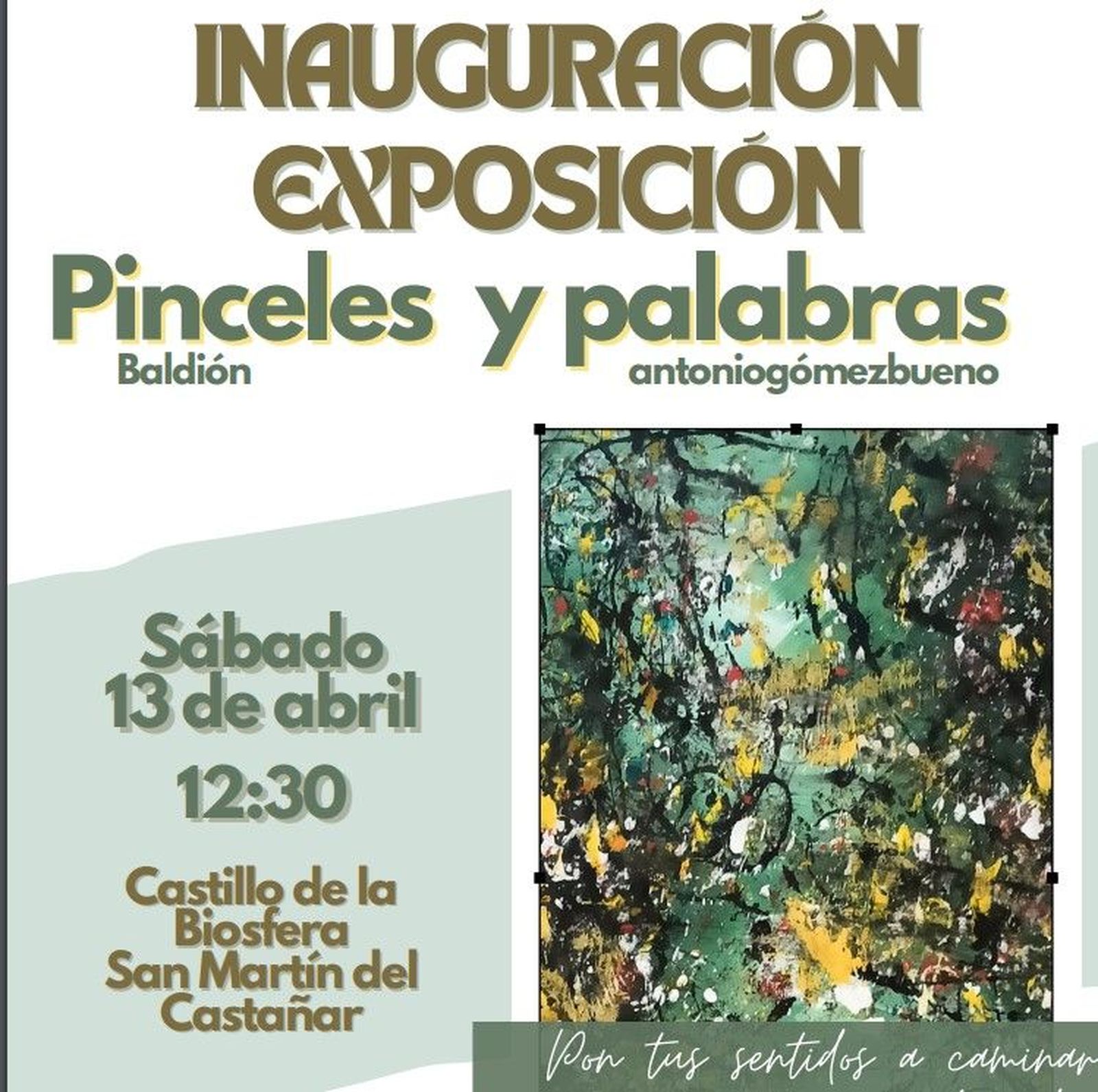 Exposición pinceles y palabras San Martín del Castañar
