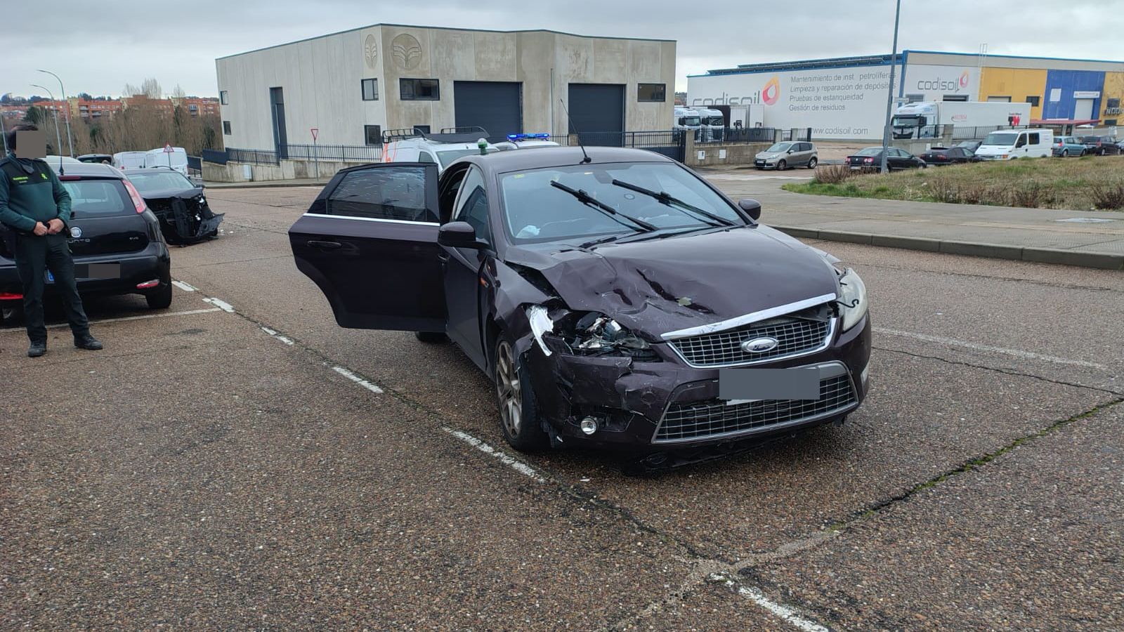 Accidente en Carbajosa de la Sagrada