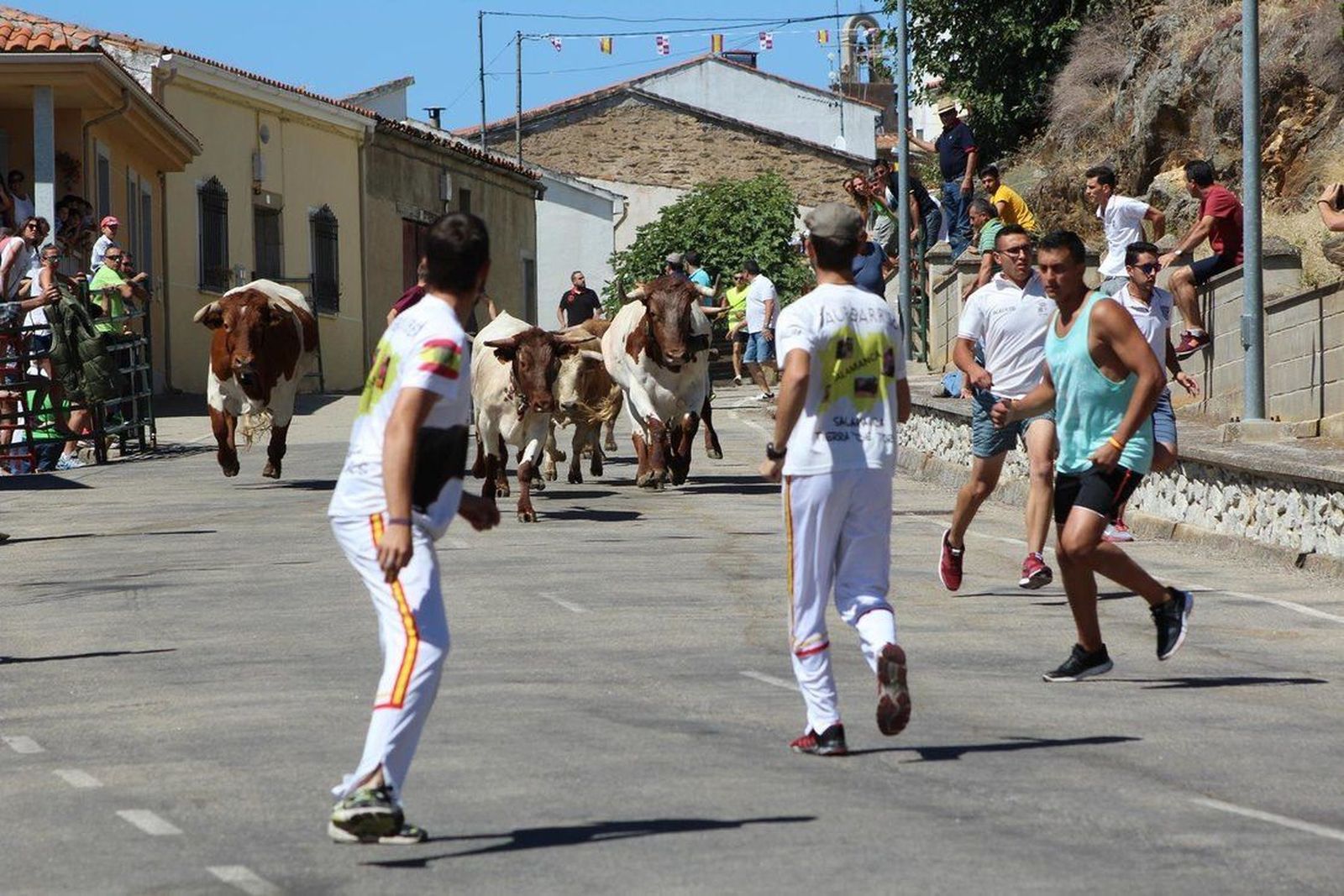 El encierro vuelve a poner la emoción en las fiestas de Saucelle