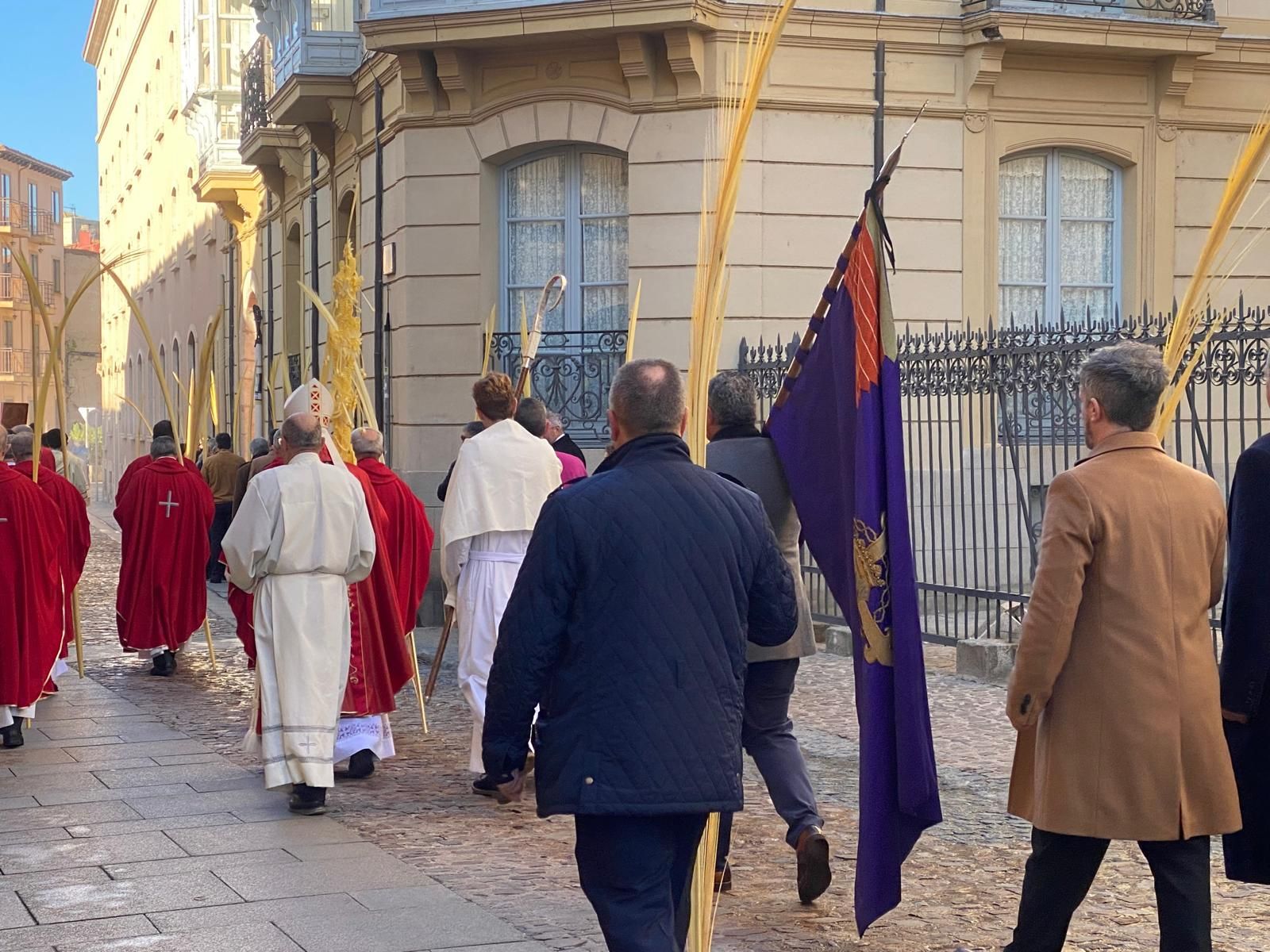 GALERÍA | Zamora celebra la bendición de palmas en este Domingo de Ramos
