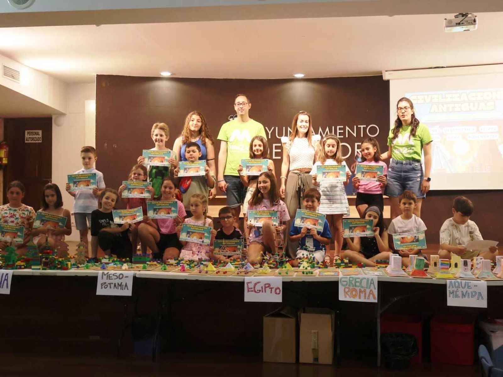 Clausura del taller en la Alhóndiga