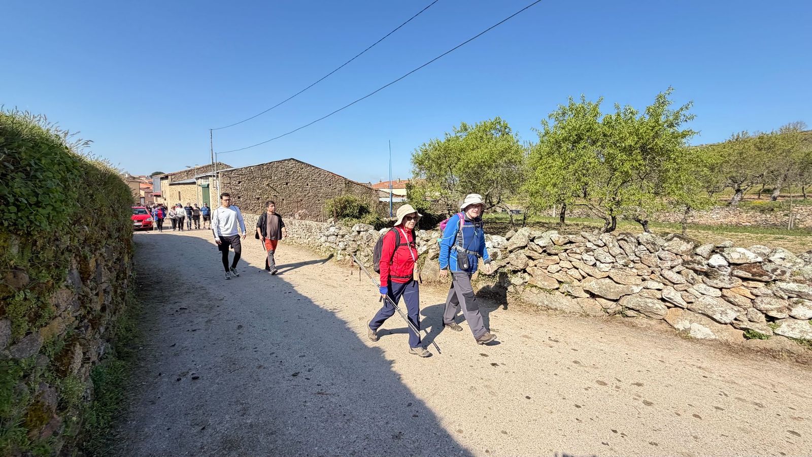 Marcha senderiesta mieza