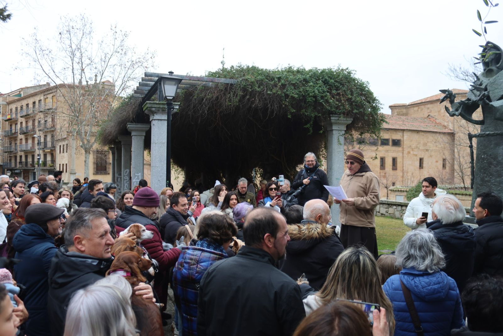 Bendición de los animales por San Antón en el Campo de San Francisco