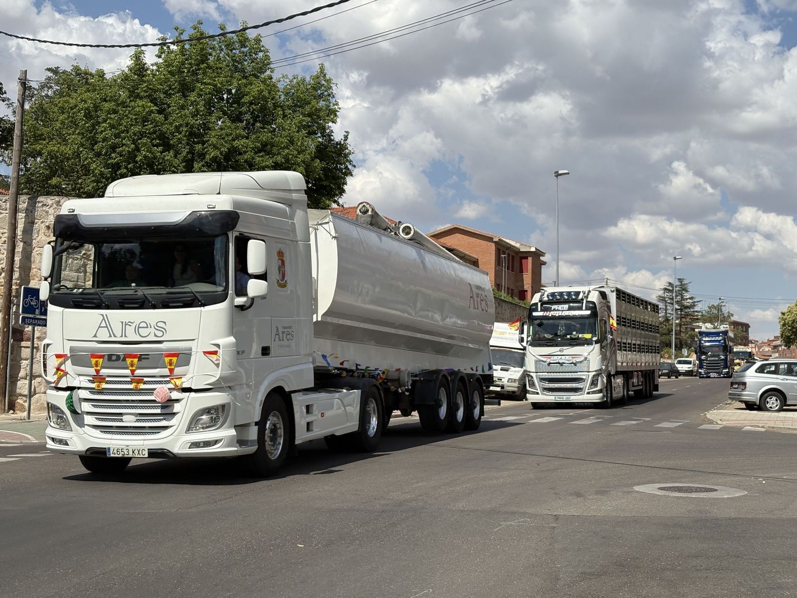 GALERÍA | Los transportistas celebran San Cristobal por las calles de Zamora