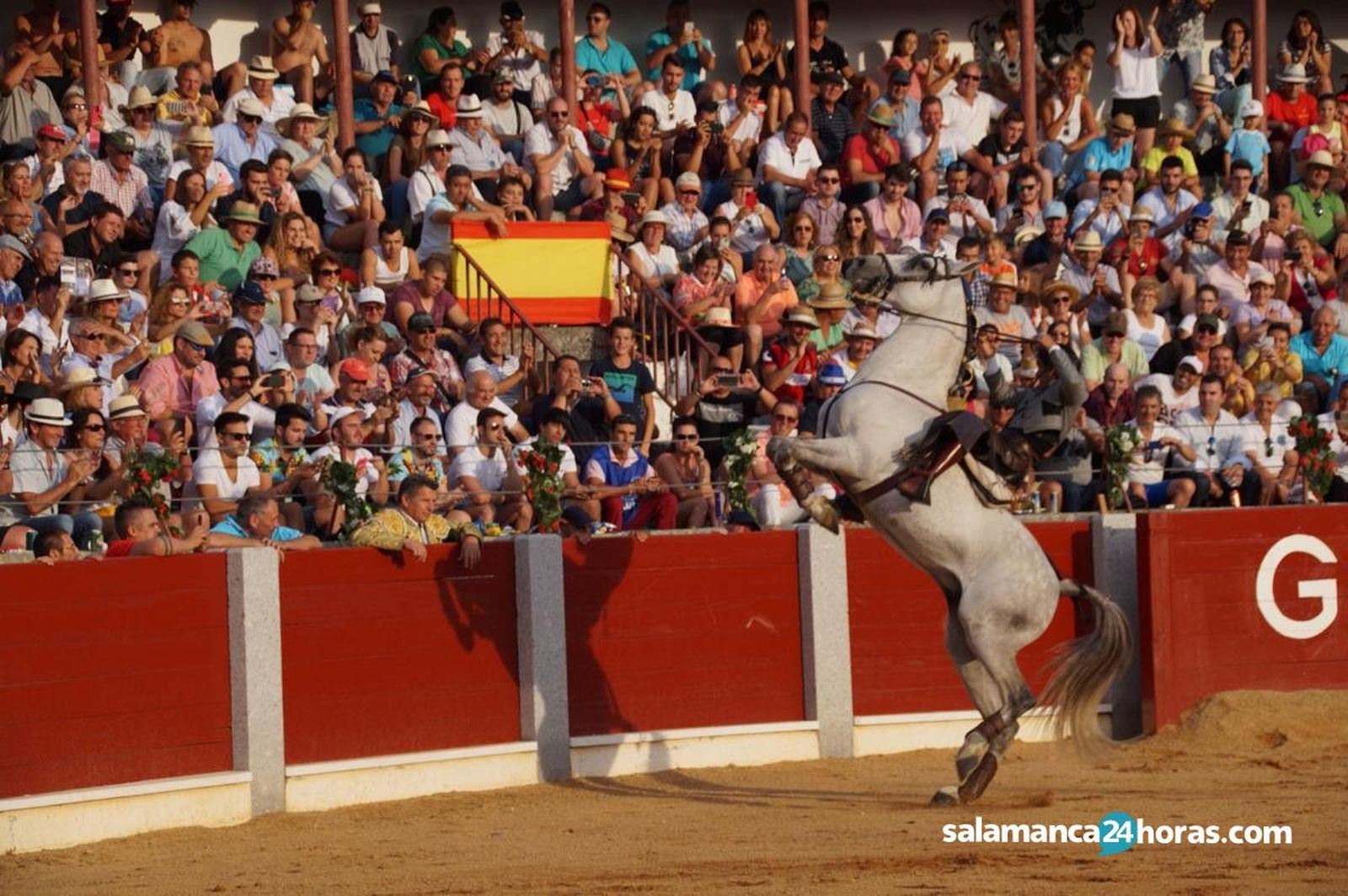 El rejoneador Diego Ventura en la plaza de toros de Guijuelo