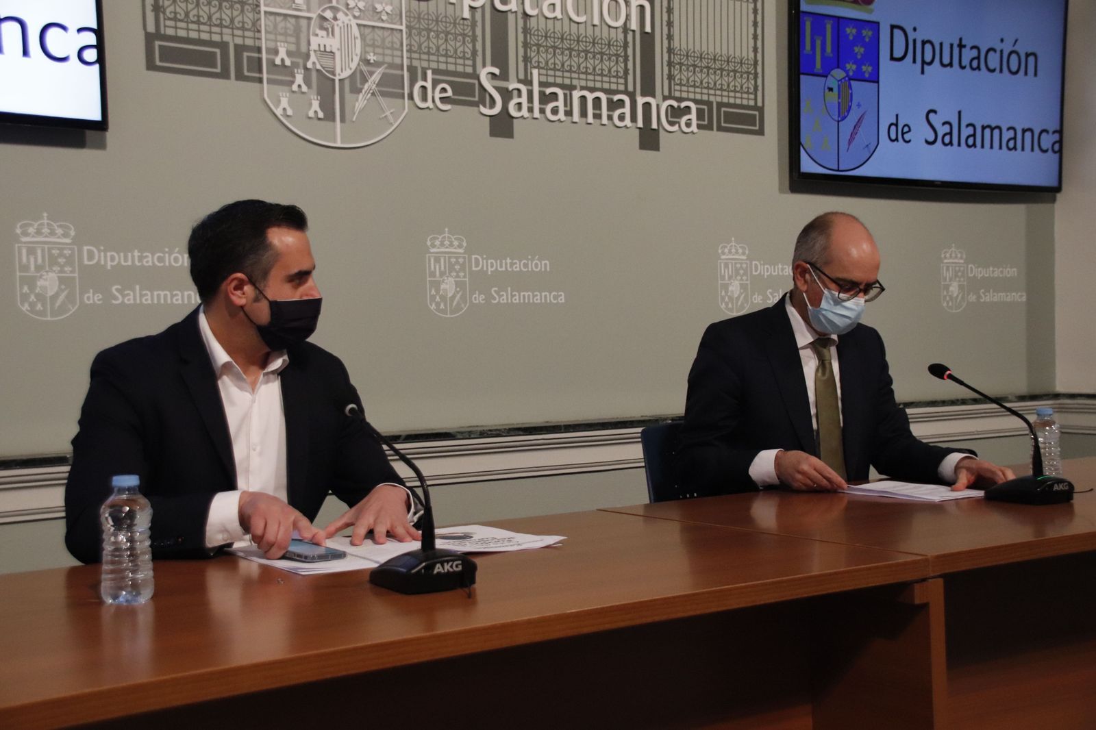 Javier Iglesias y Antonio Labrador