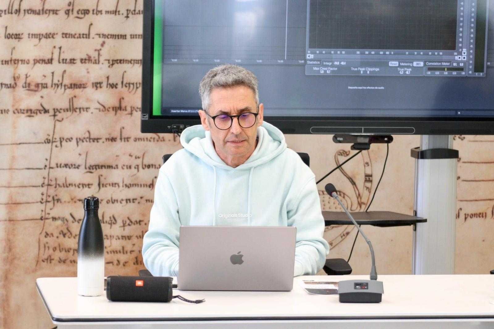 El productor musical, Fernando Campo