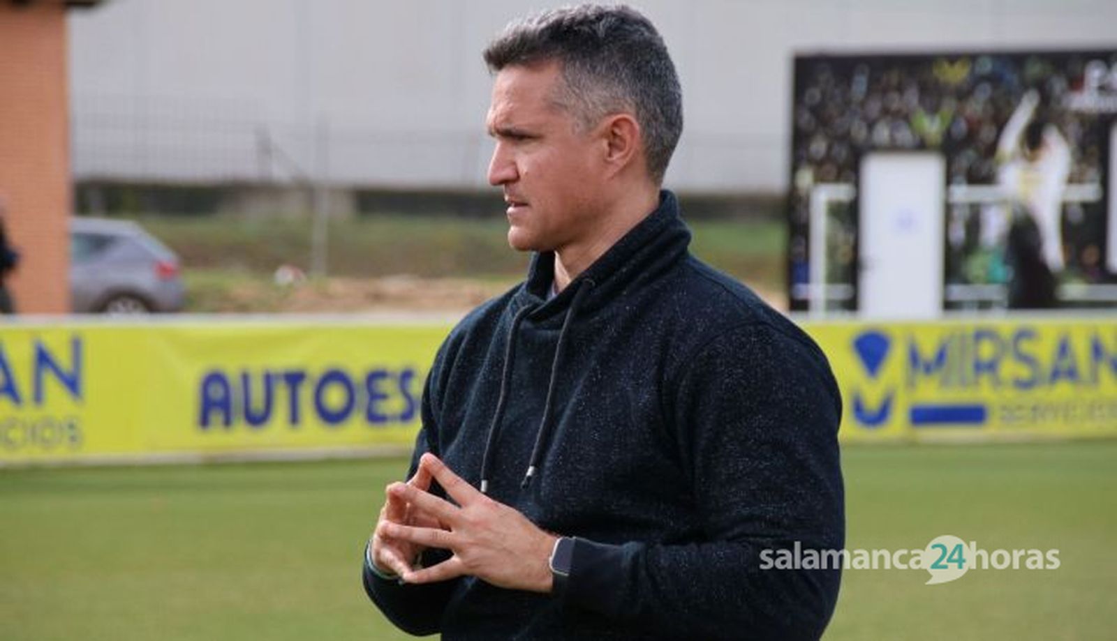 Dani Ponz cumple un año como entrenador de Unionistas | FOTO Andrea M