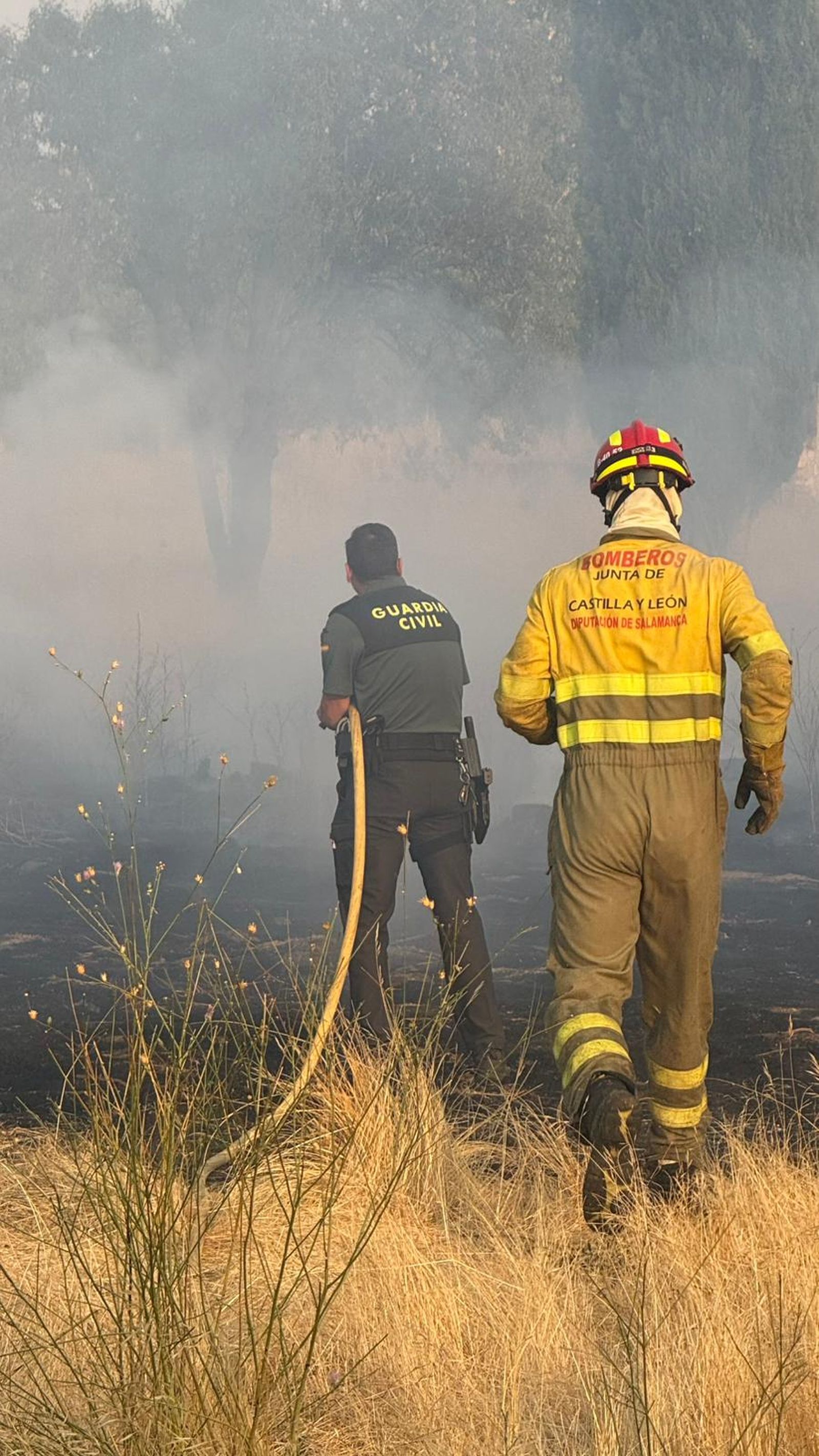 Incendio en Cabrerizos
