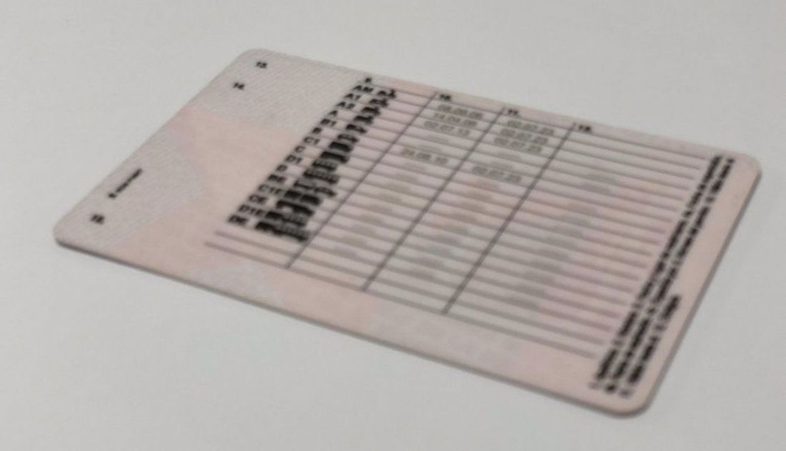 Carnet de conducir. Fotografía EP