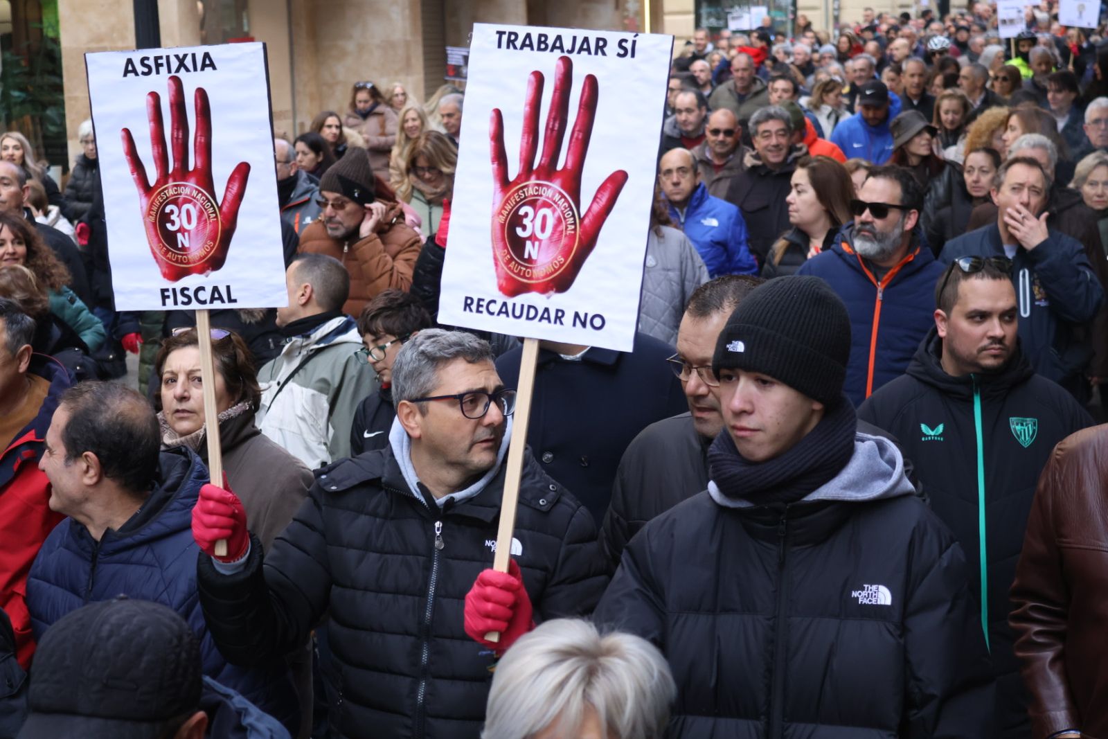 Manifestación de Autónomos por el 30N