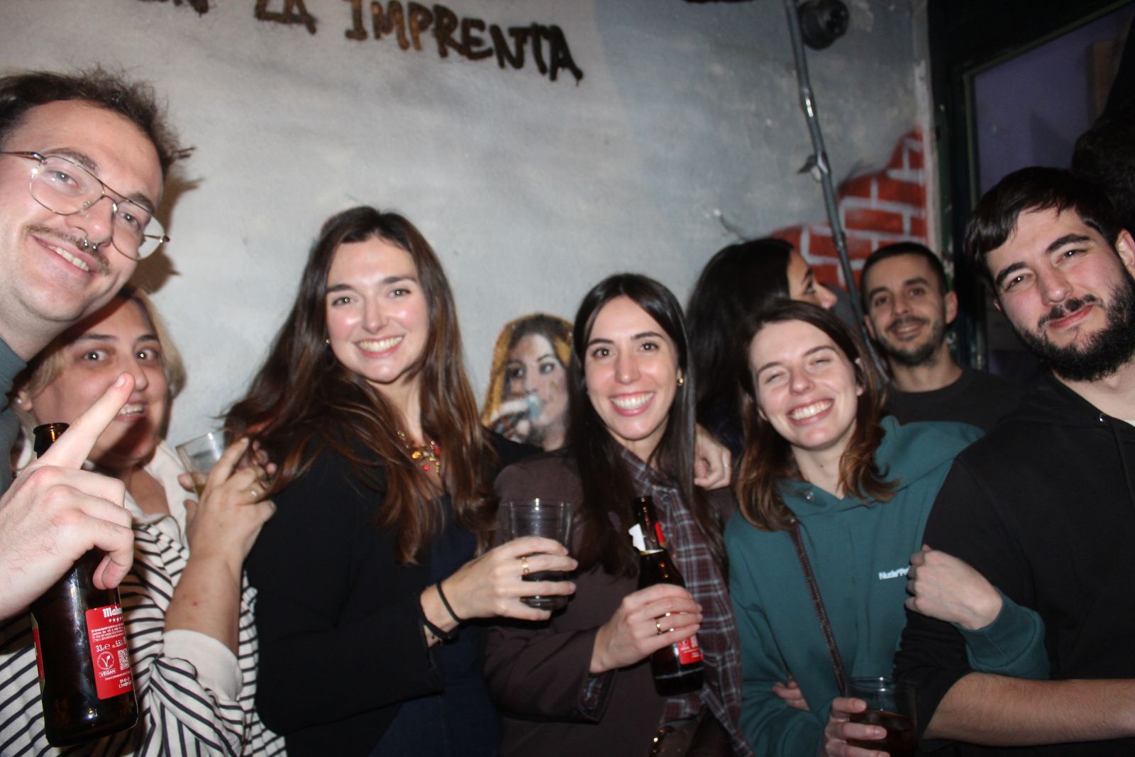 Salamanca de noche, sabado 24 de enero