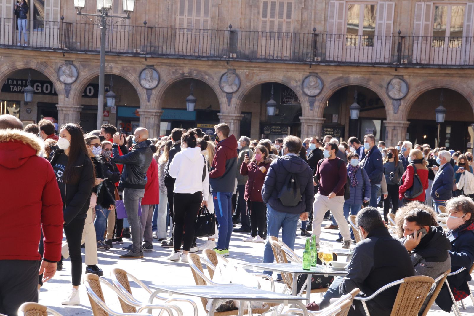 Grabación de 'MasterChef' en la Plaza Mayor