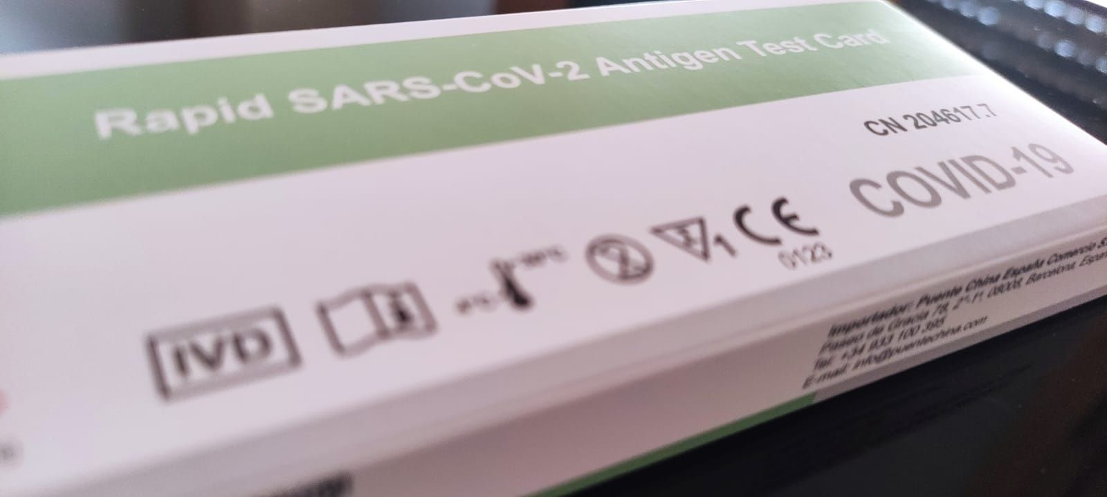 test rapido de antígenos