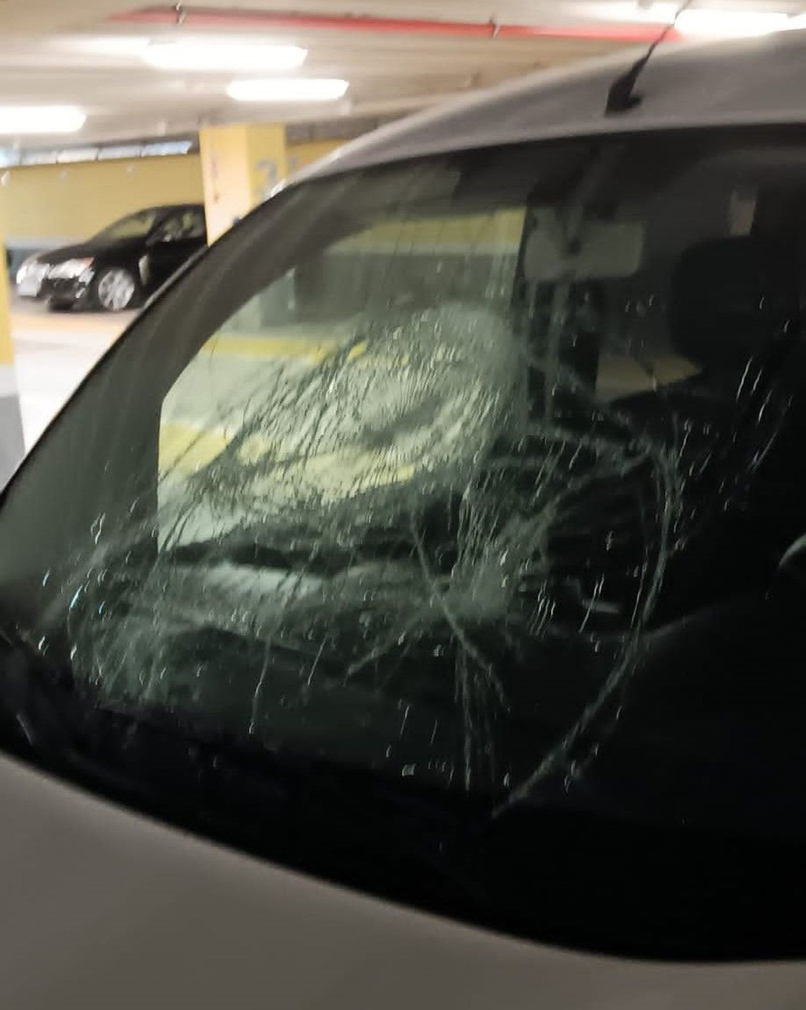 Vehículos destrozados en el parking del Hospital el parking del Hospital General de la Santísima Trinidad (4) Vehículos destrozados en el parking del Hospital el parking del Hospital General de la Santísima Trinidad (4)