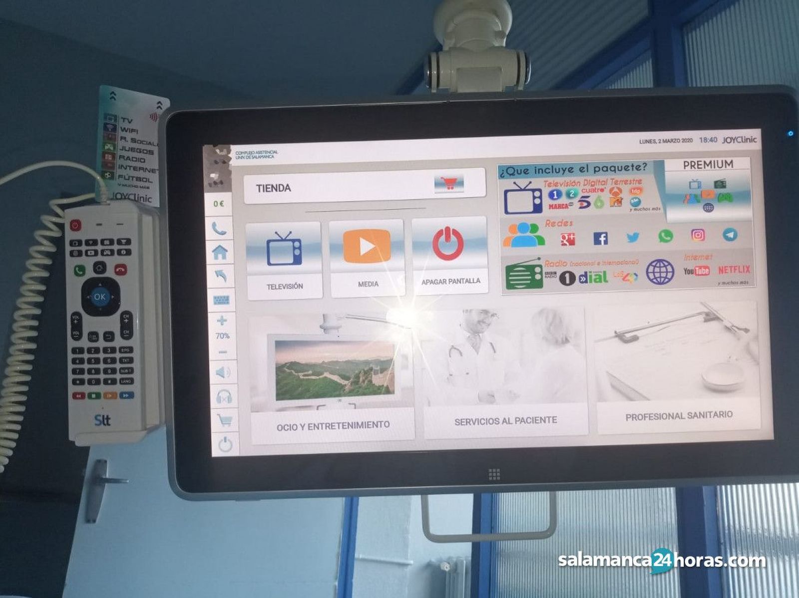 Televisión hospital