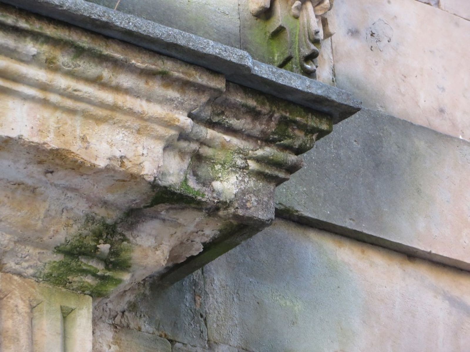 Estado del convento de las Agustinas tras las lluvias