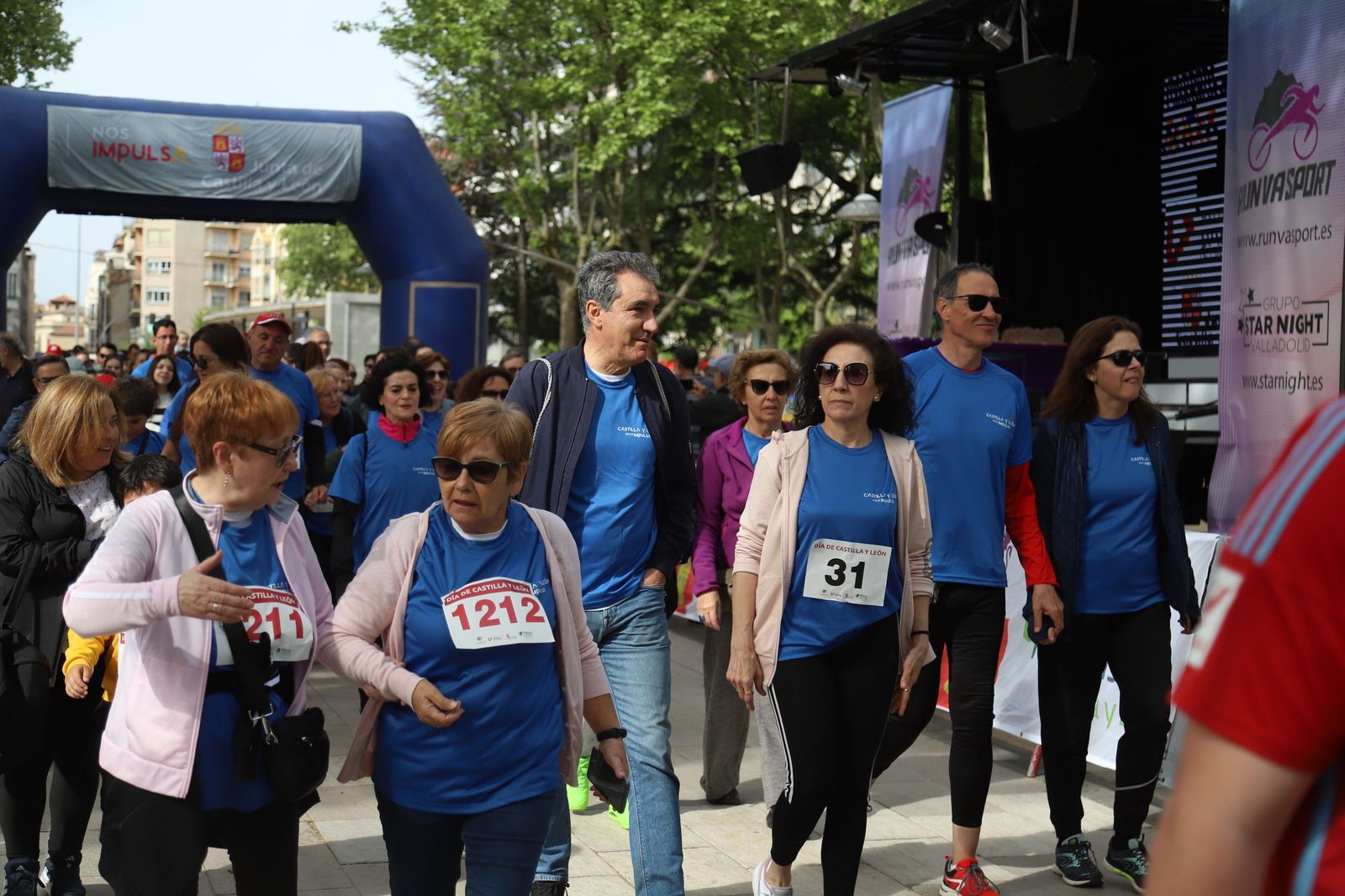 Carrera y marcha por el Día de Castilla y León en Zamora
