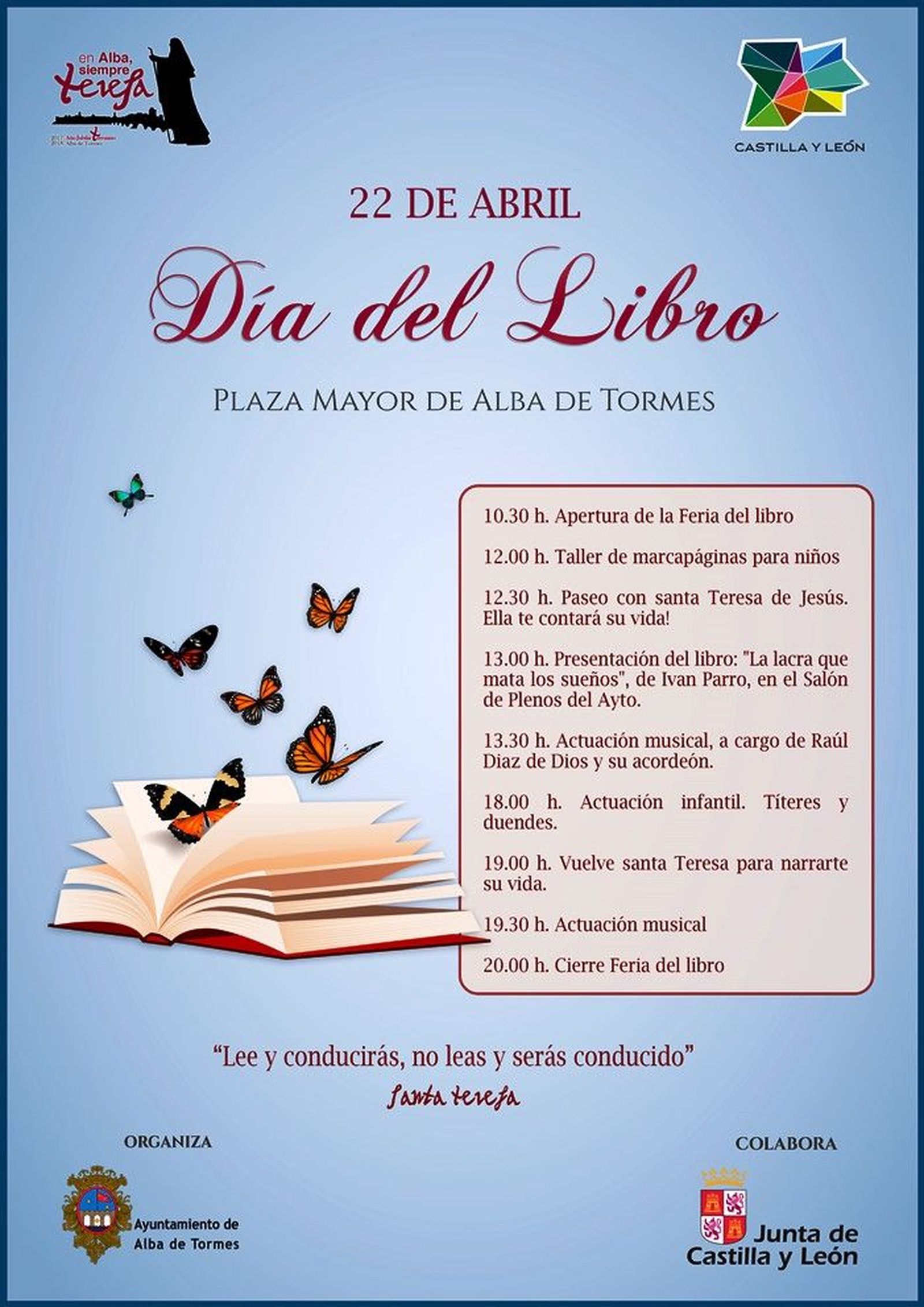 Cartel DiadelLibro