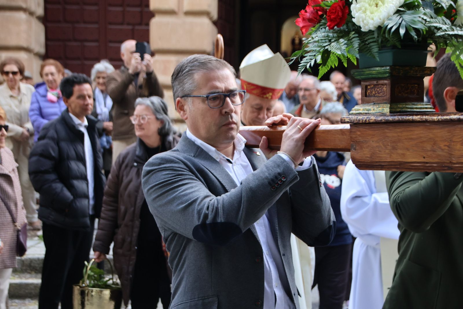 Procesión y bendición simbólica de los campos por el día del patrón de los agricultores, San Isidro Labrador