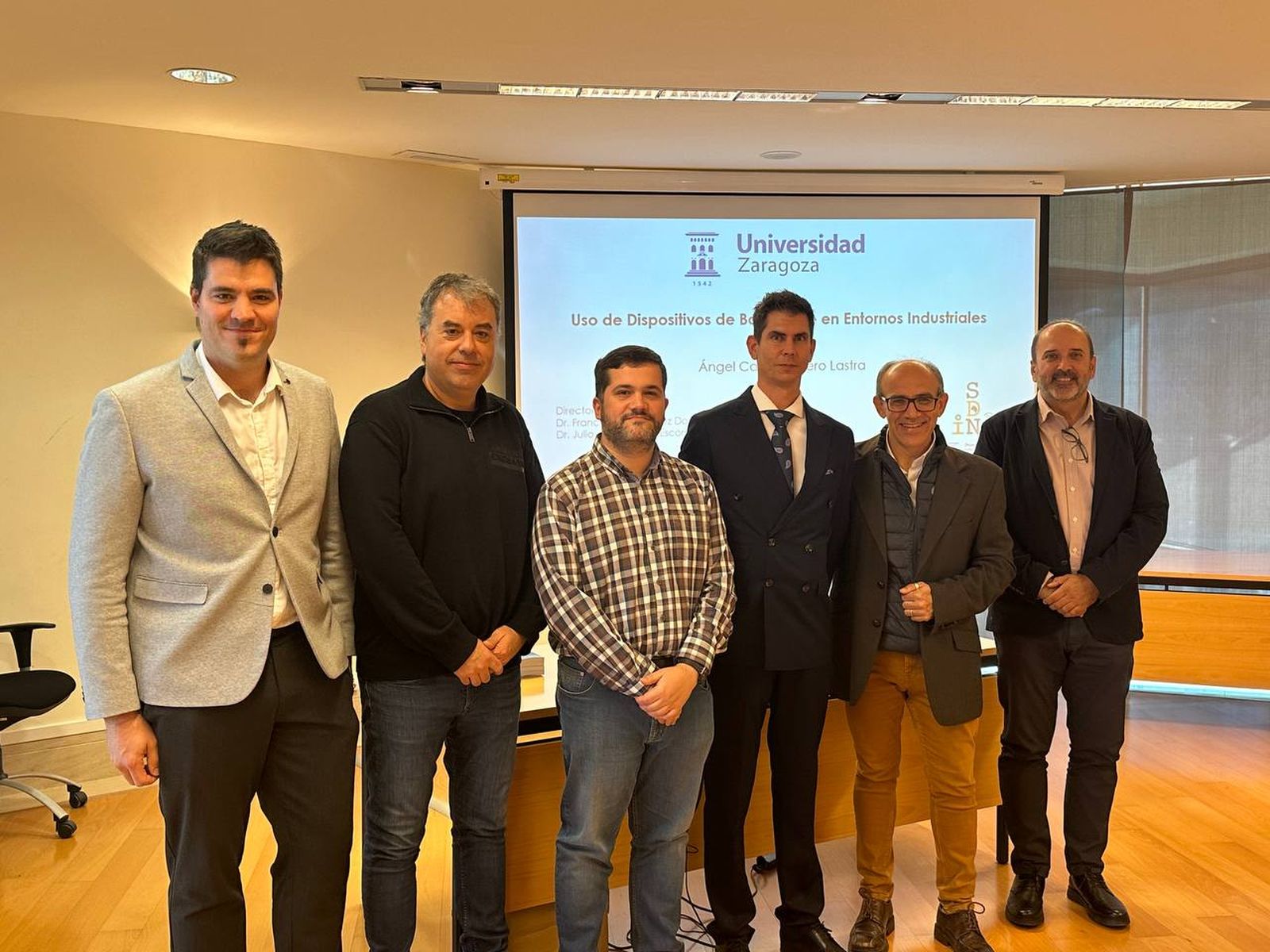 El zamorano Ángel Carlos Herrero durante la defensa de su tesis doctoral