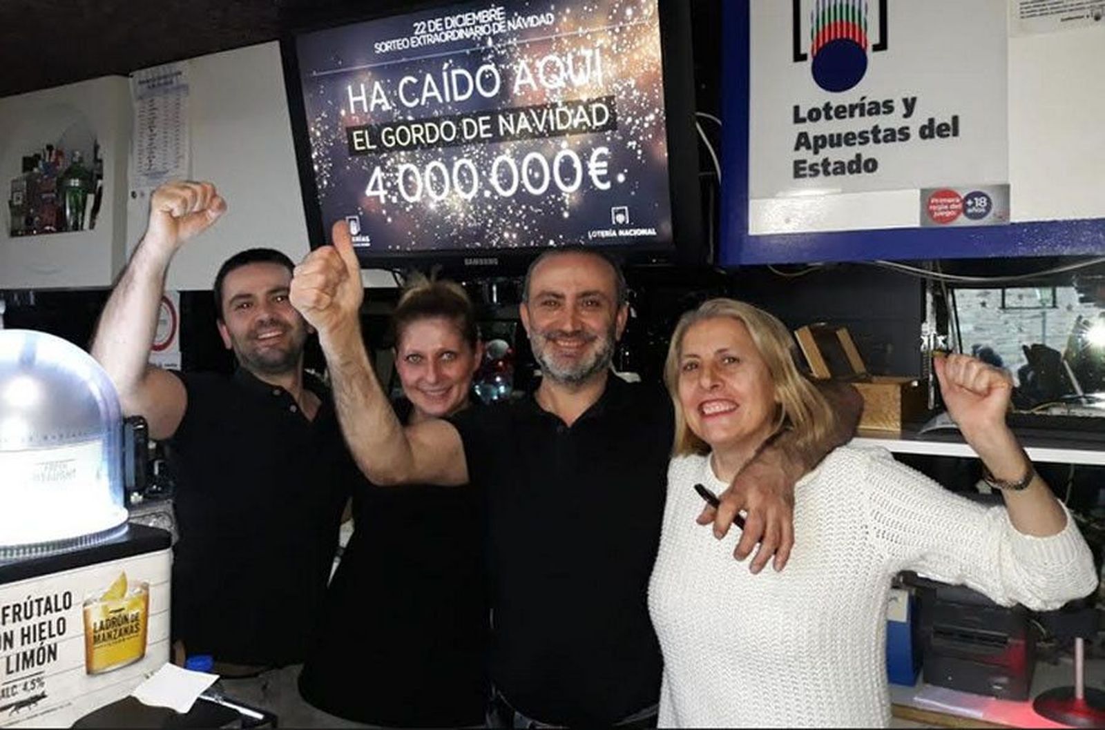 El Gordo de Navidad toca en Sanabria. Archivo