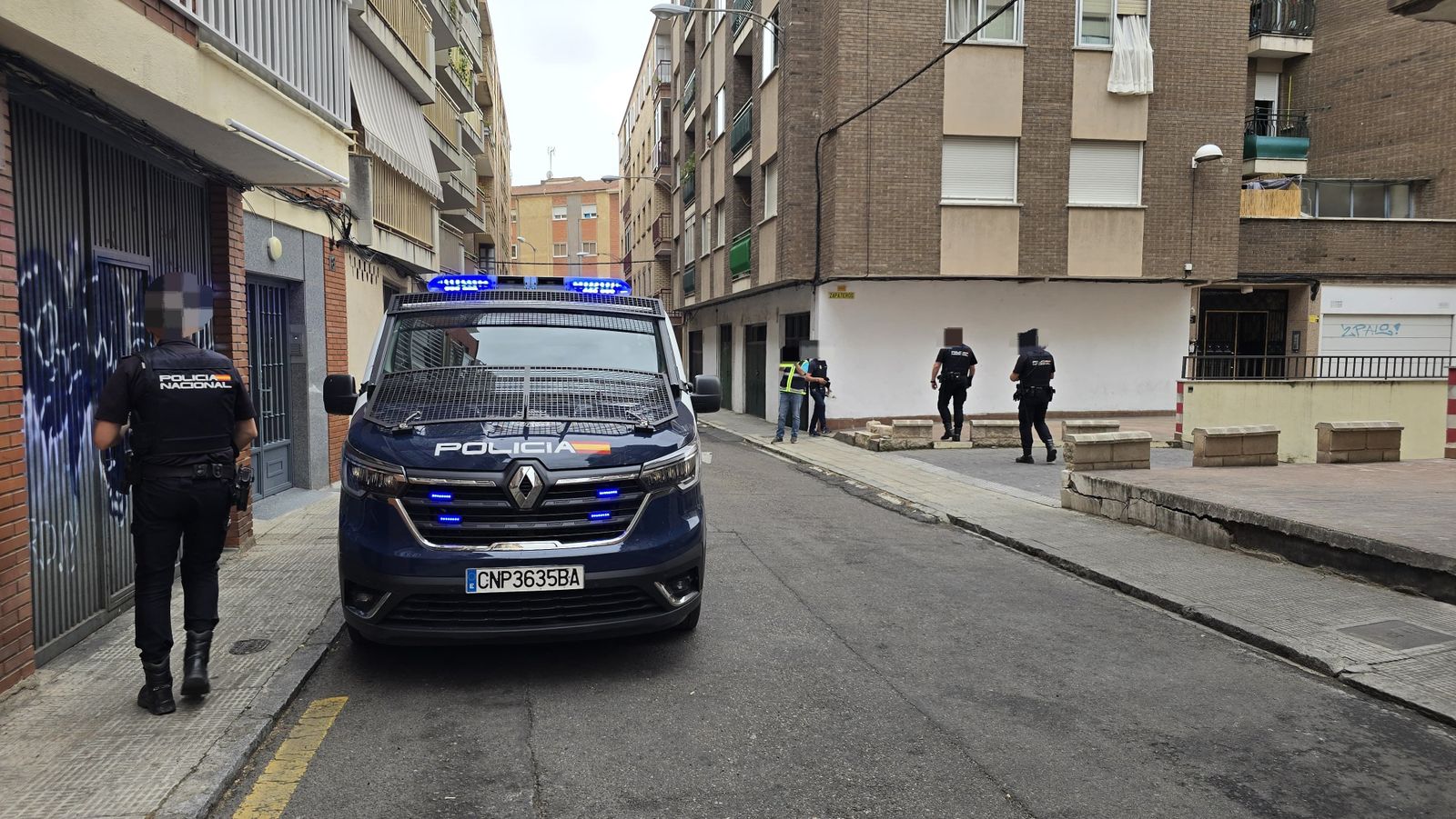 Presencia policial en el Barrio Vidal .jpg