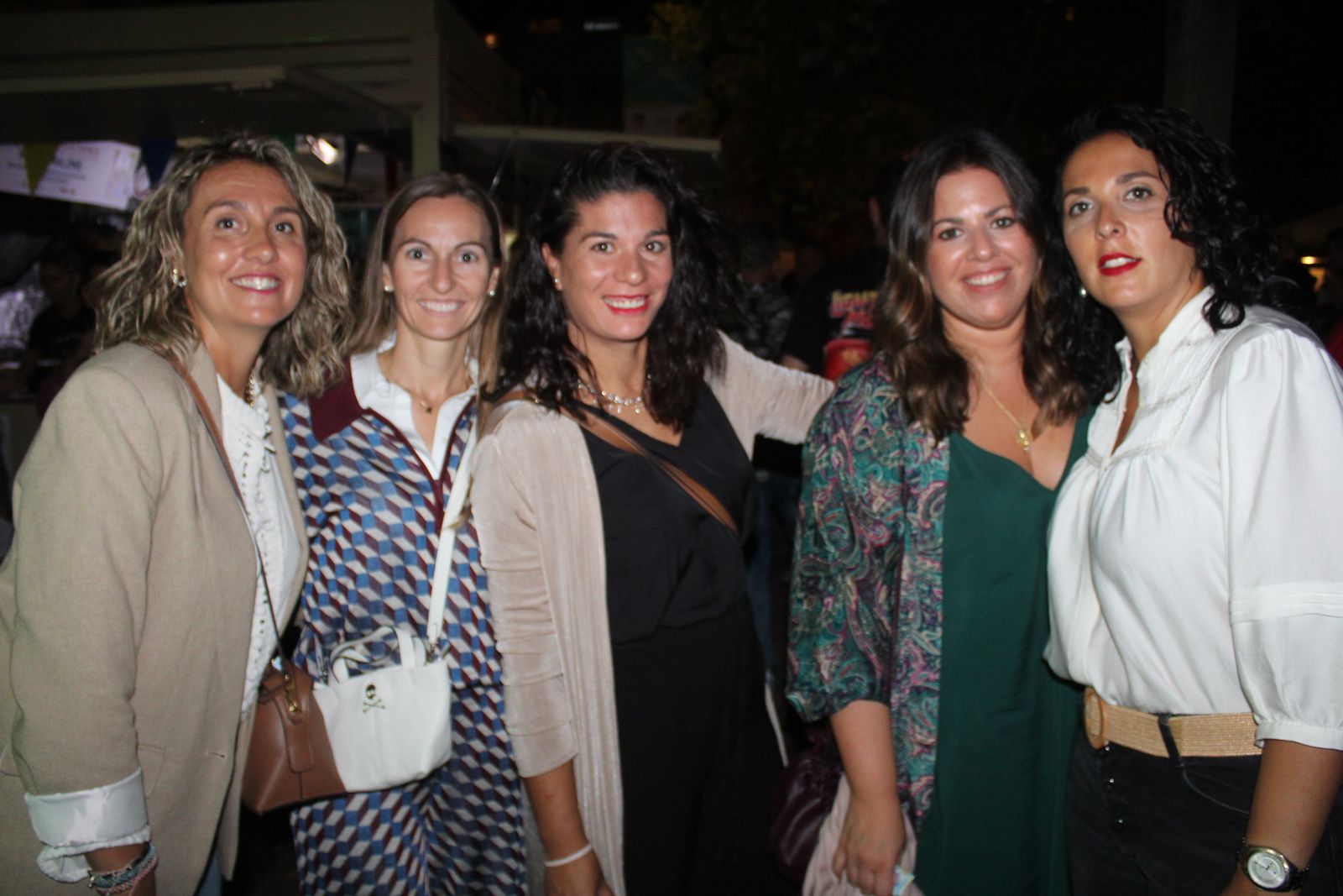 Ambiente en la Feria de Día en la tarde de este