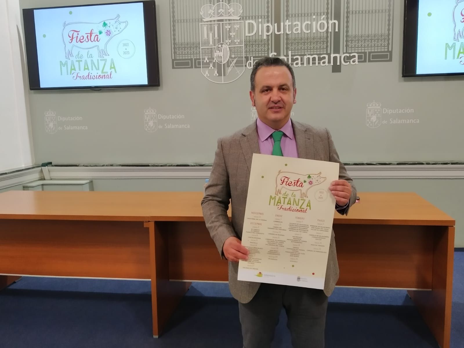 Javier García Hidalgo presenta la fiesta de la matanza 2022 2023