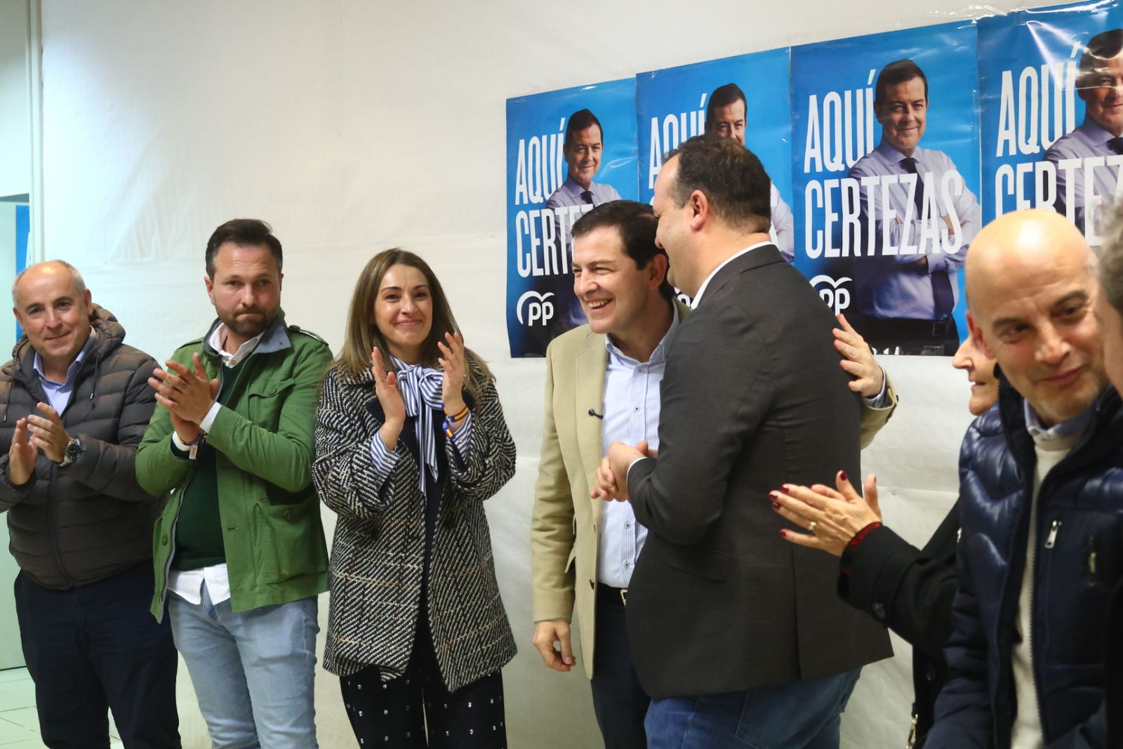 Alfonso Fernández Mañueco visita Santa Marta