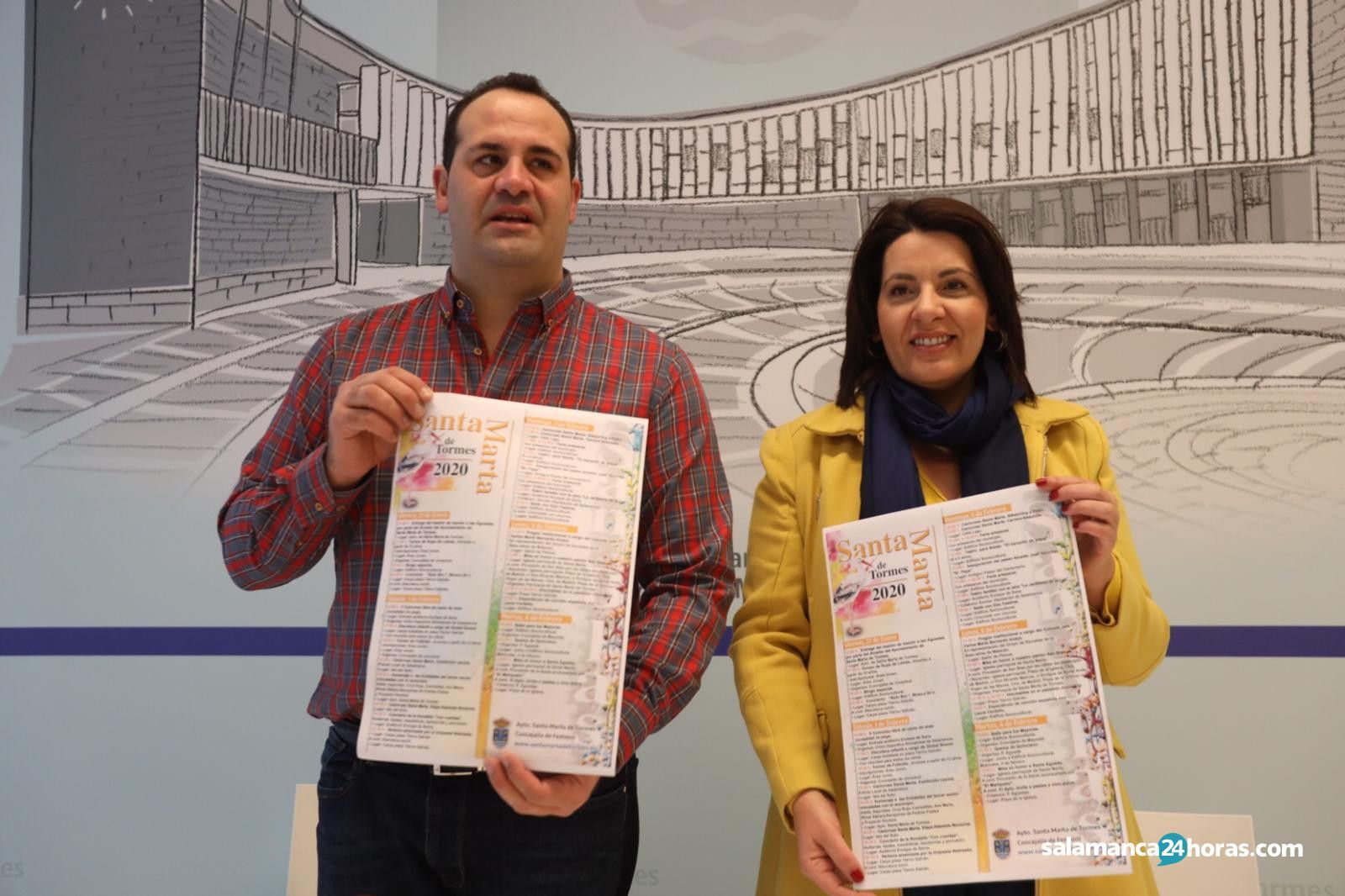 Presentación de las fiestas de San Blas. Ayuntamiento de Santa Marta (2)