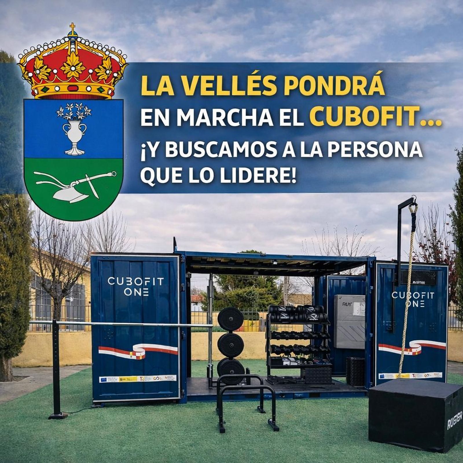 La Vellés pondrá en marcha el ‘CUBOFIT’ y buscan una persona que lo lidere