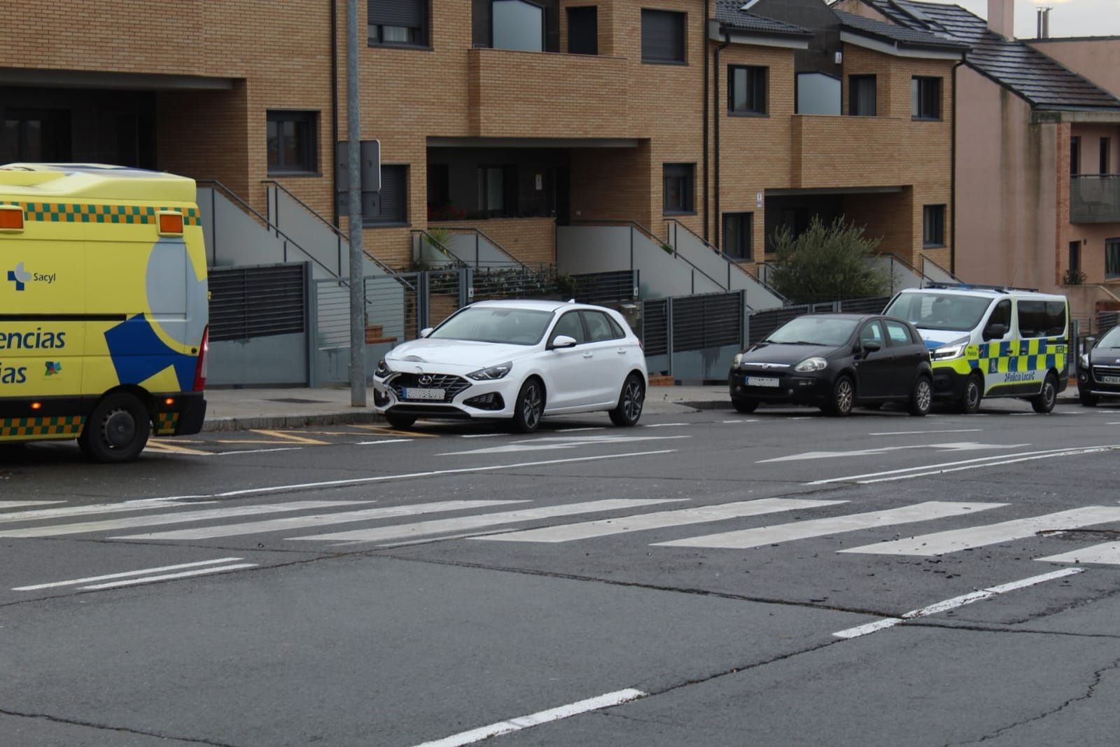Accidente en la calle Manuel Ramos Andrade