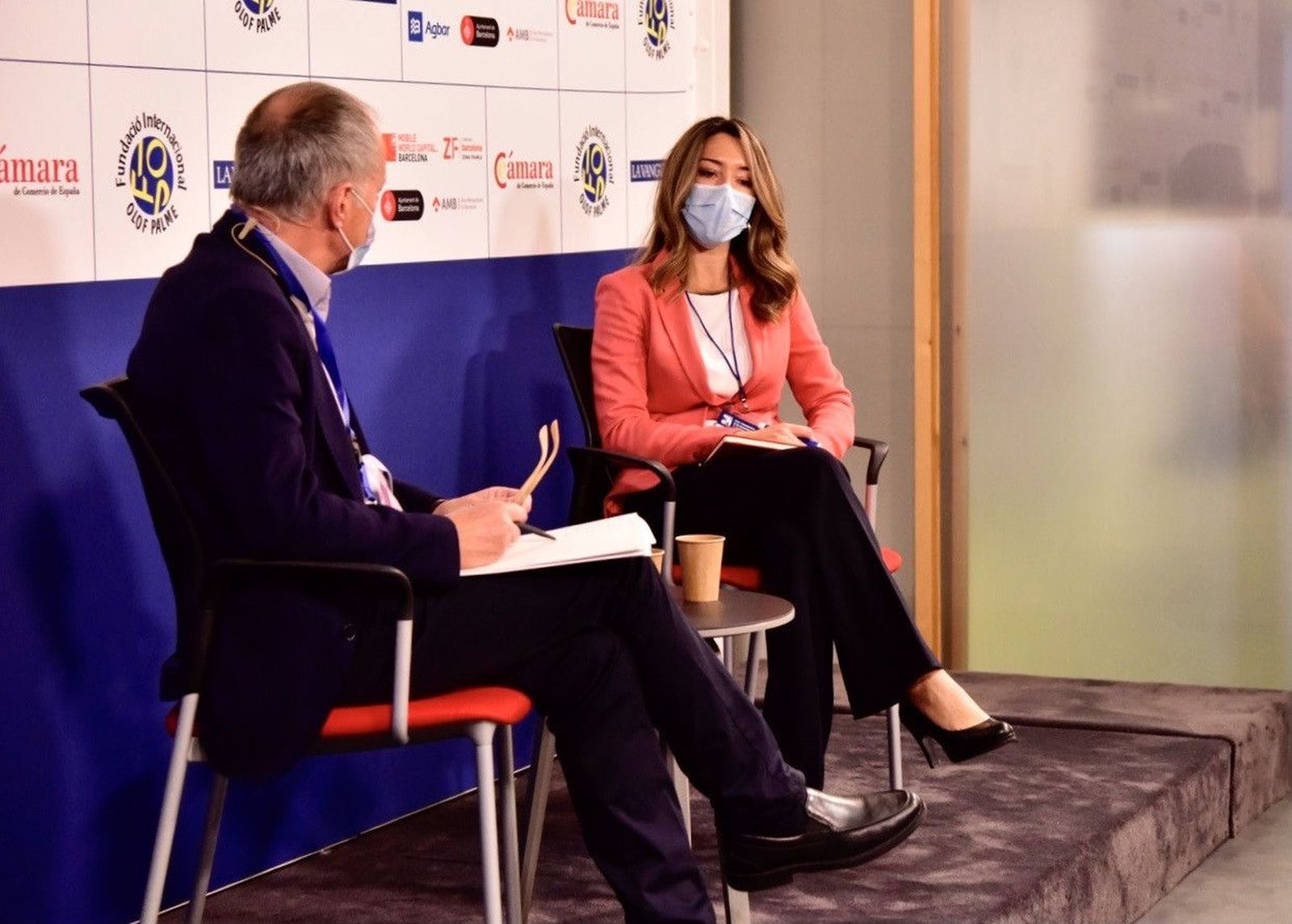 El subdirector de 'La Vanguardia', Manel Pérez, entrevista a la secretaria de Estado de Comercio, Xiana Méndez, en el XXV Encuentro de Economía de S'Agaró (Girona) en Barcelona El subdirector de 'La Vanguardia', Manel Pérez, entrevista a la secretaria de Estado de Comercio, Xiana Méndez, en el XXV Encuentro de Economía de S'Agaró (Girona) en Barcelona