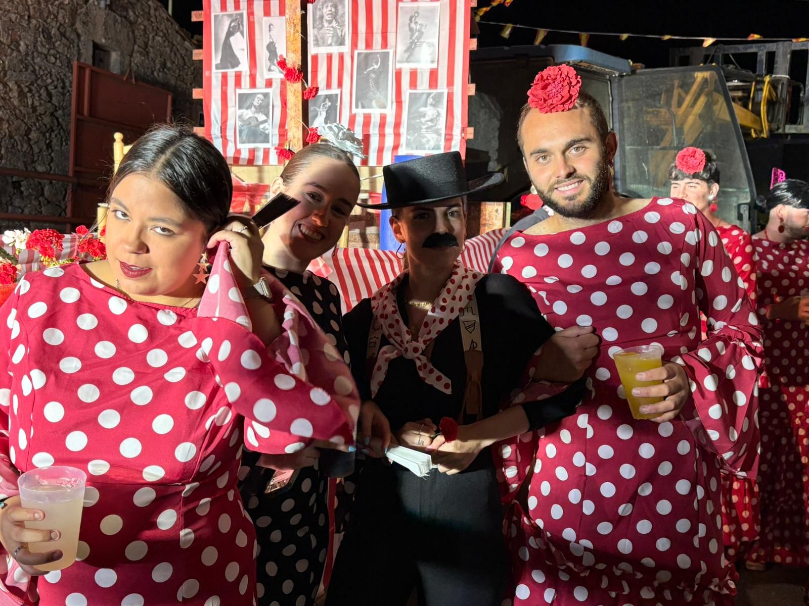 Desfile de carrozas en Pereña