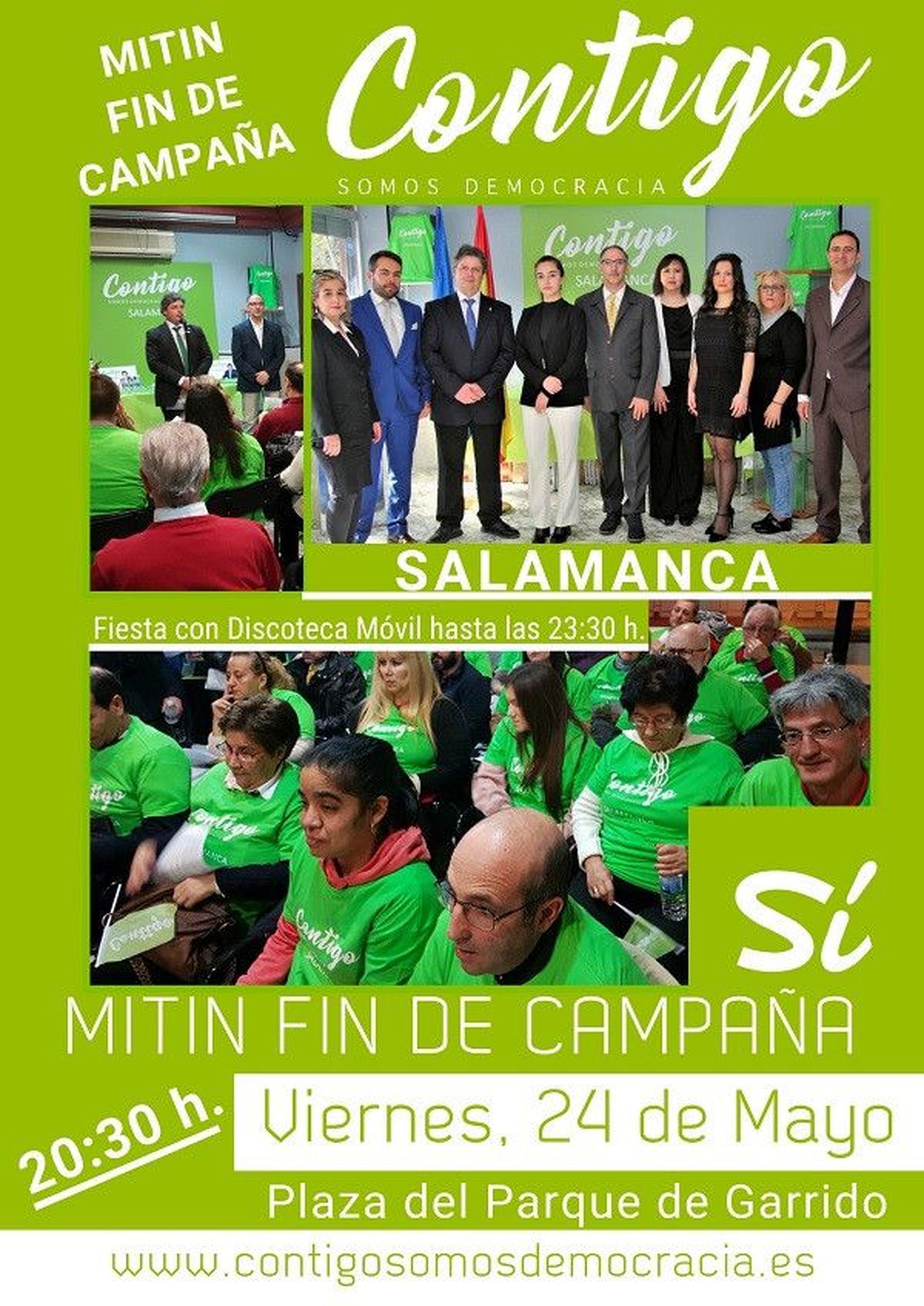 Contigo Antonio Jimu00e9nez Poster Mitu00edn Mayo 2019 Mitin