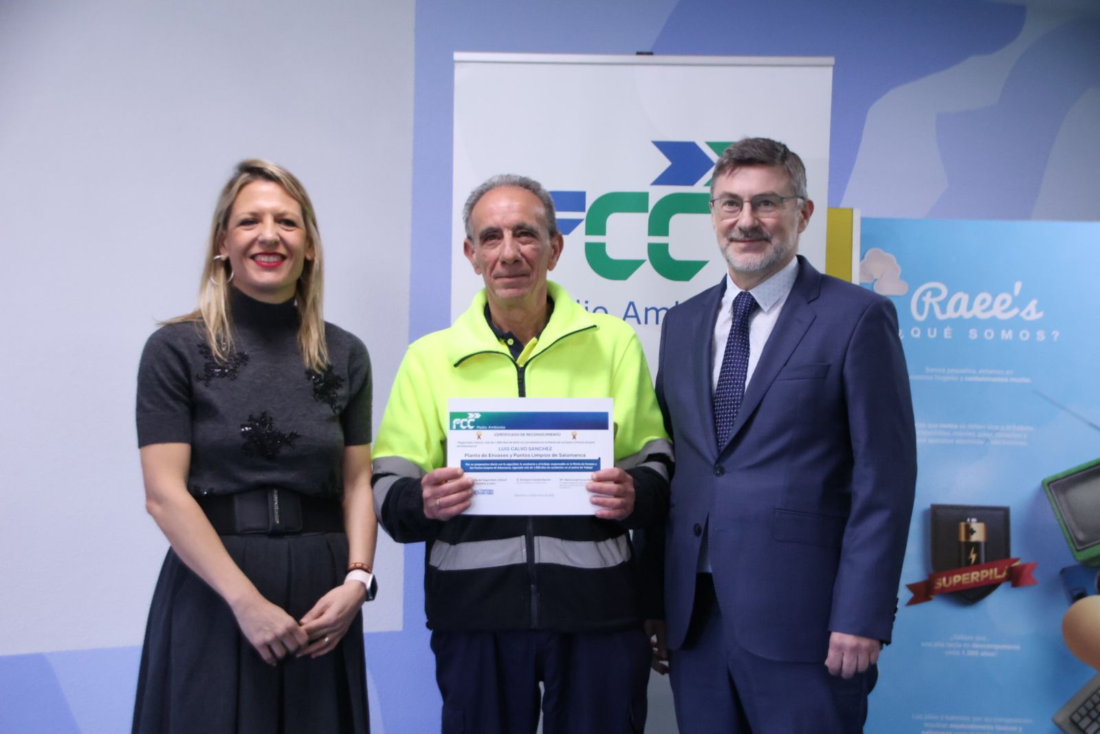 FCC Medio Ambiente celebrará un acto de reconocimiento a los trabajadores de la planta de envases de Salamanca y Puntos Limpios