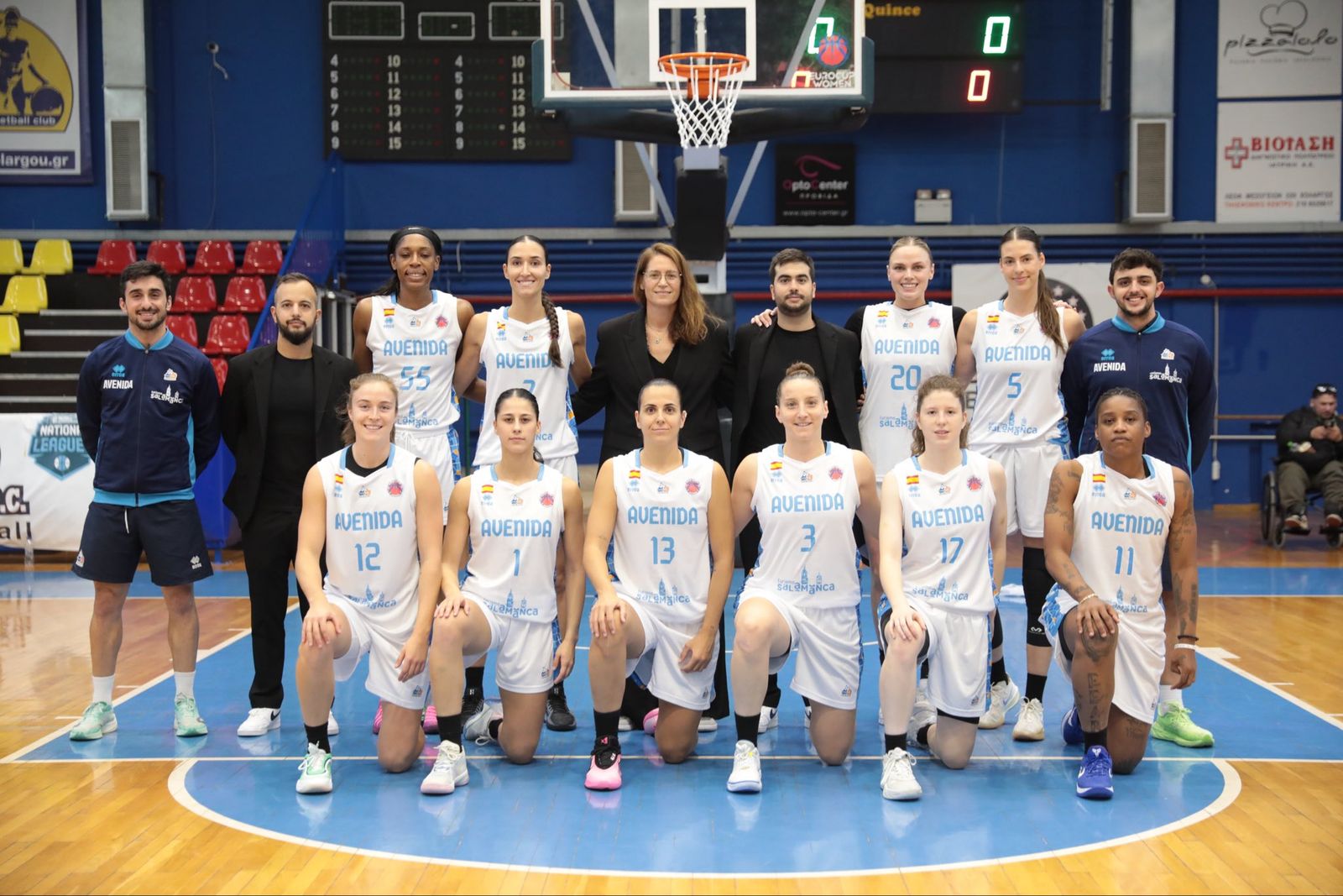 Formación de Perfumerías Avenida antes de medirse a Panathinaikos