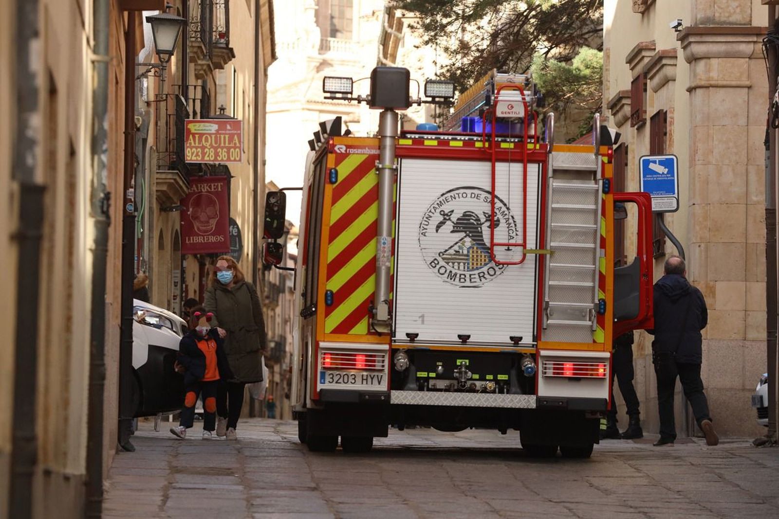 Bomberos en Libreros | Foto: S24H