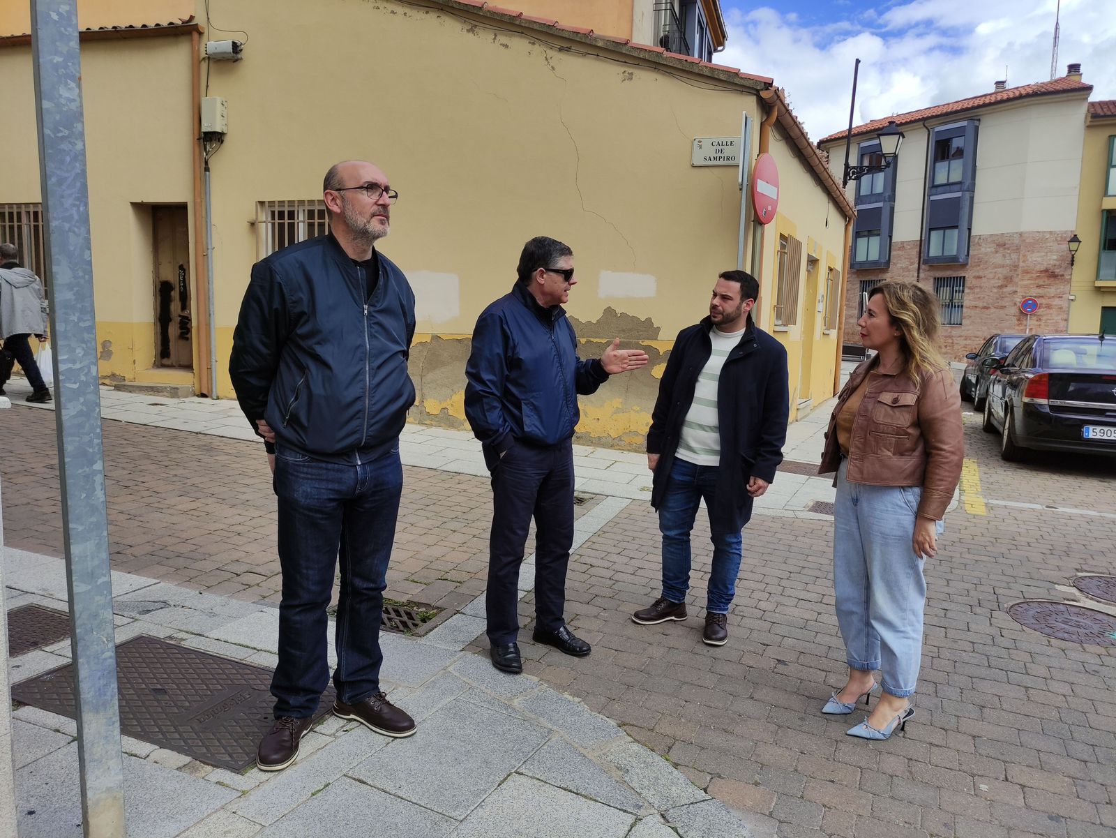 Visita barrio La Lana (mayo 2025) Zamora Sí.