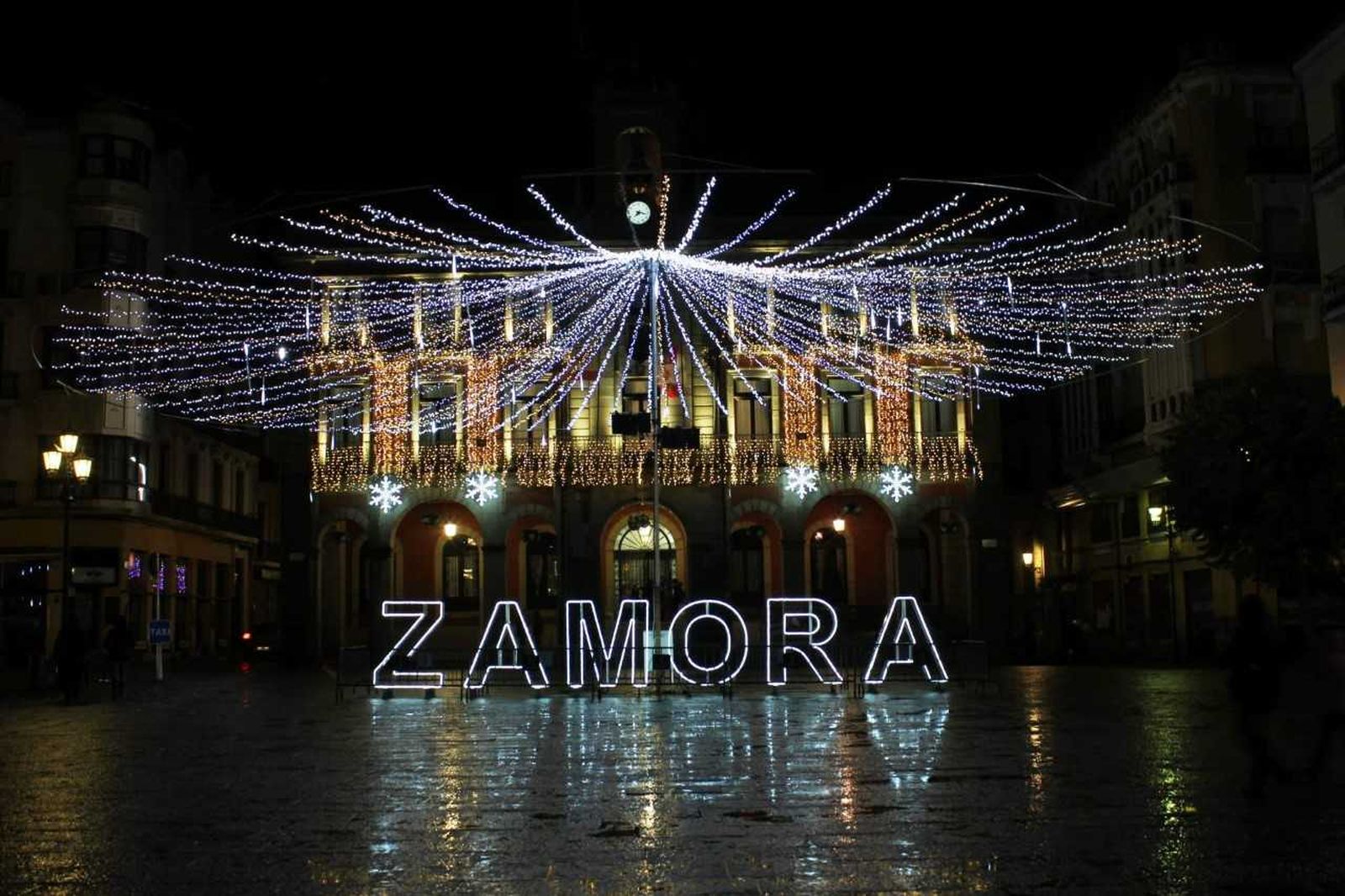 Iluminación navideña en Zamora