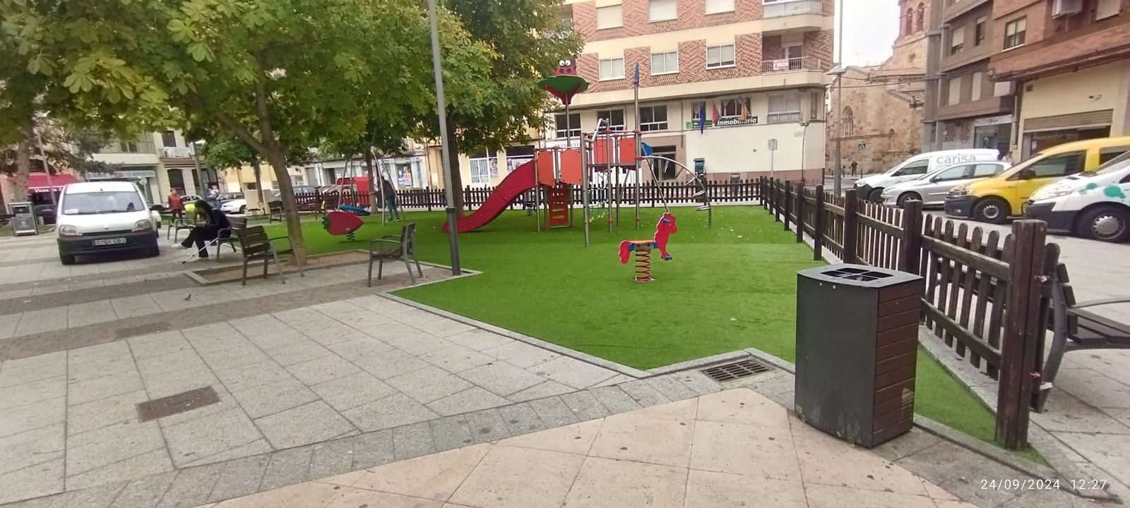 Parque de la plaza del Cuartel Viejo