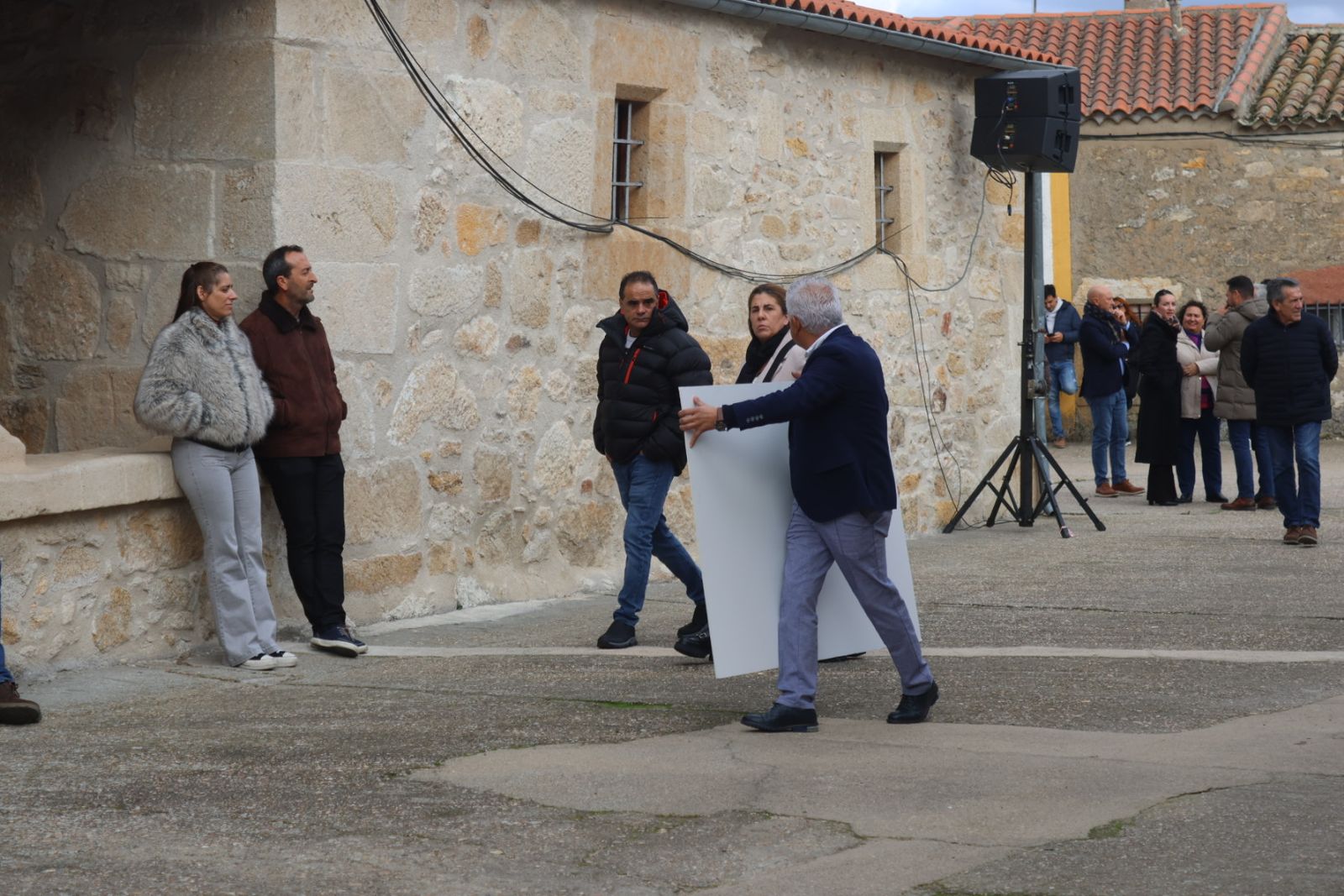 Funeral del empresario Silvestre Sánchez Sierra en Aldearrodrigo