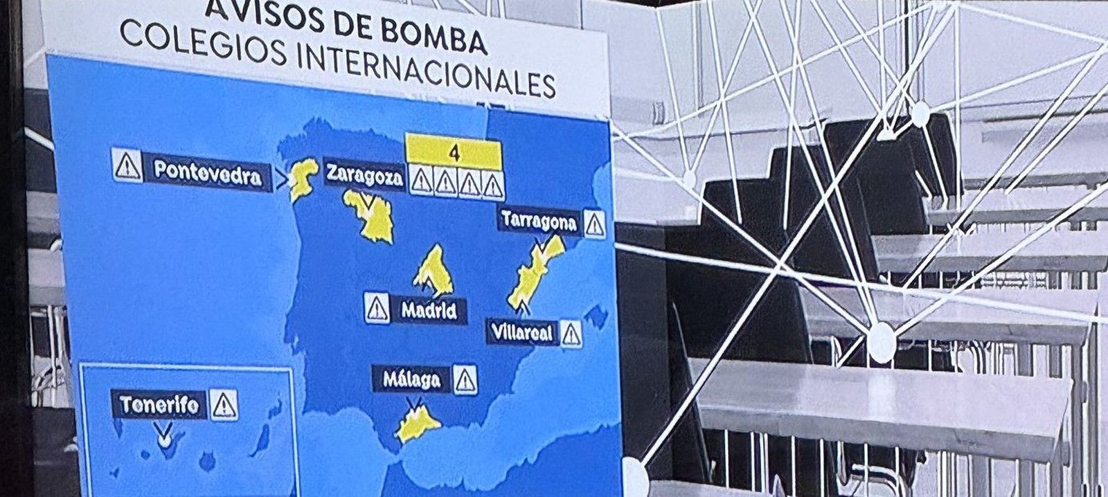 Mapa realizado por Antena 3 noticias- Twitter @Nacho_Sandoval
