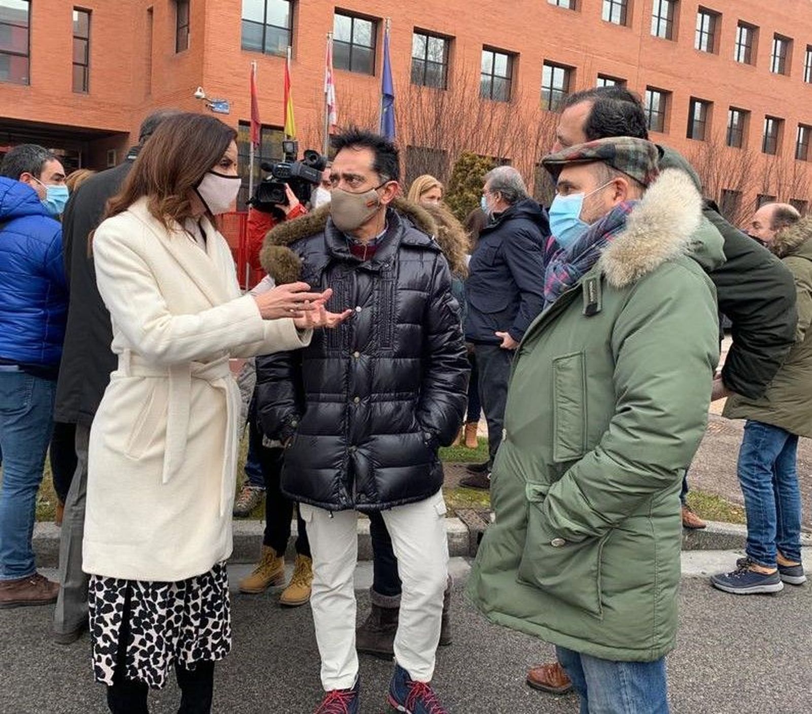 Carlota Amigo, encuentro con los hosteleros. Foto: Junta de Castilla y León