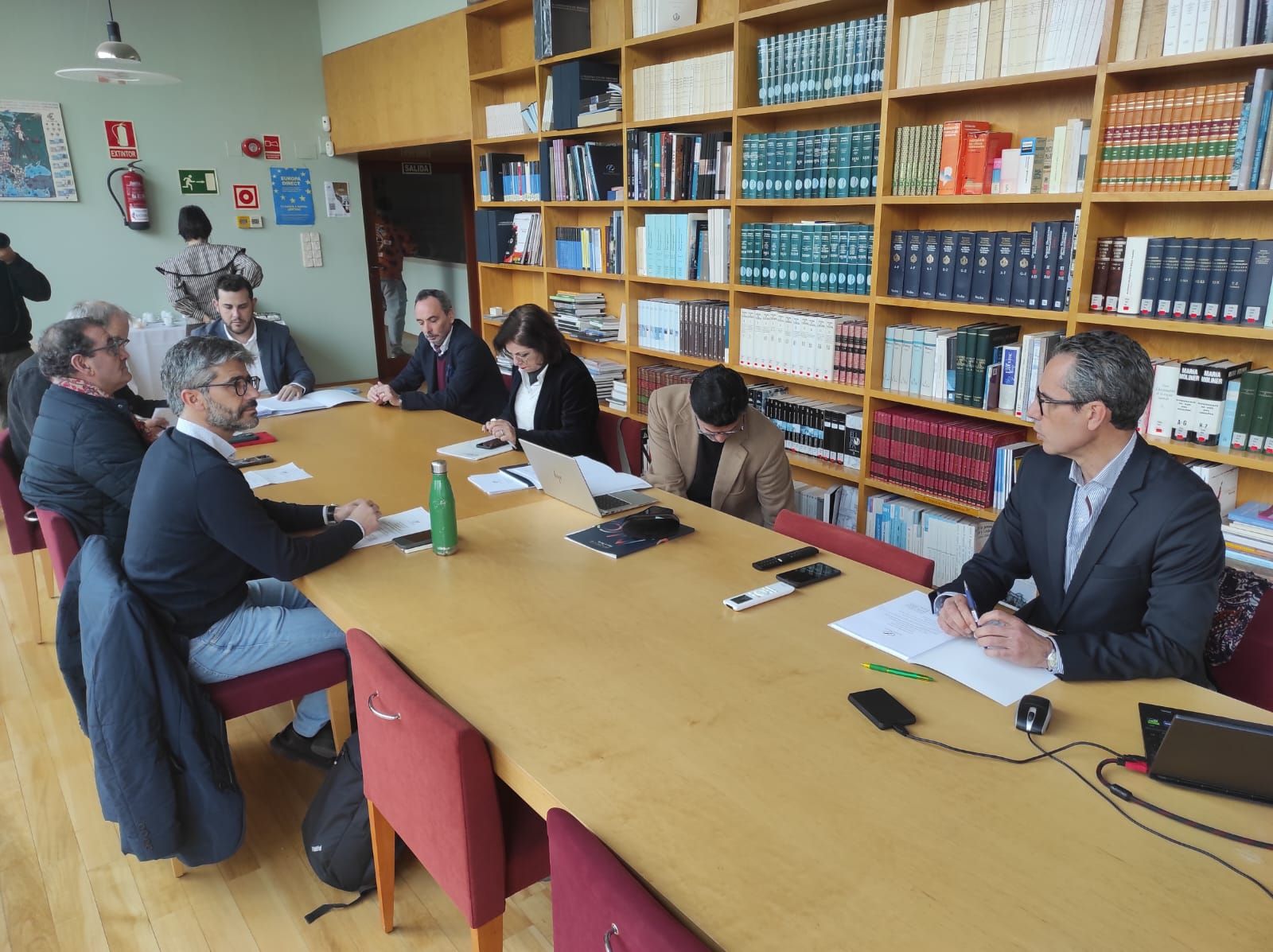 Un instante de la reunión