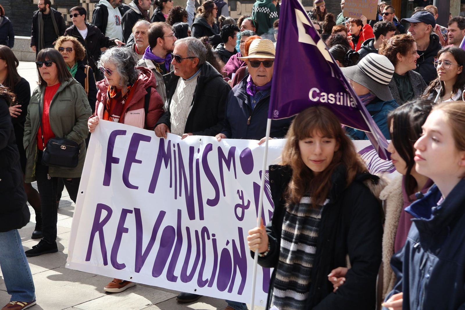 GALERÍA | La manifestación del 8M por las calles de Zamora, en imágenes