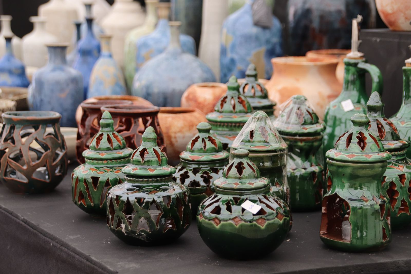 Imagen de archivo de un mercado artesanal