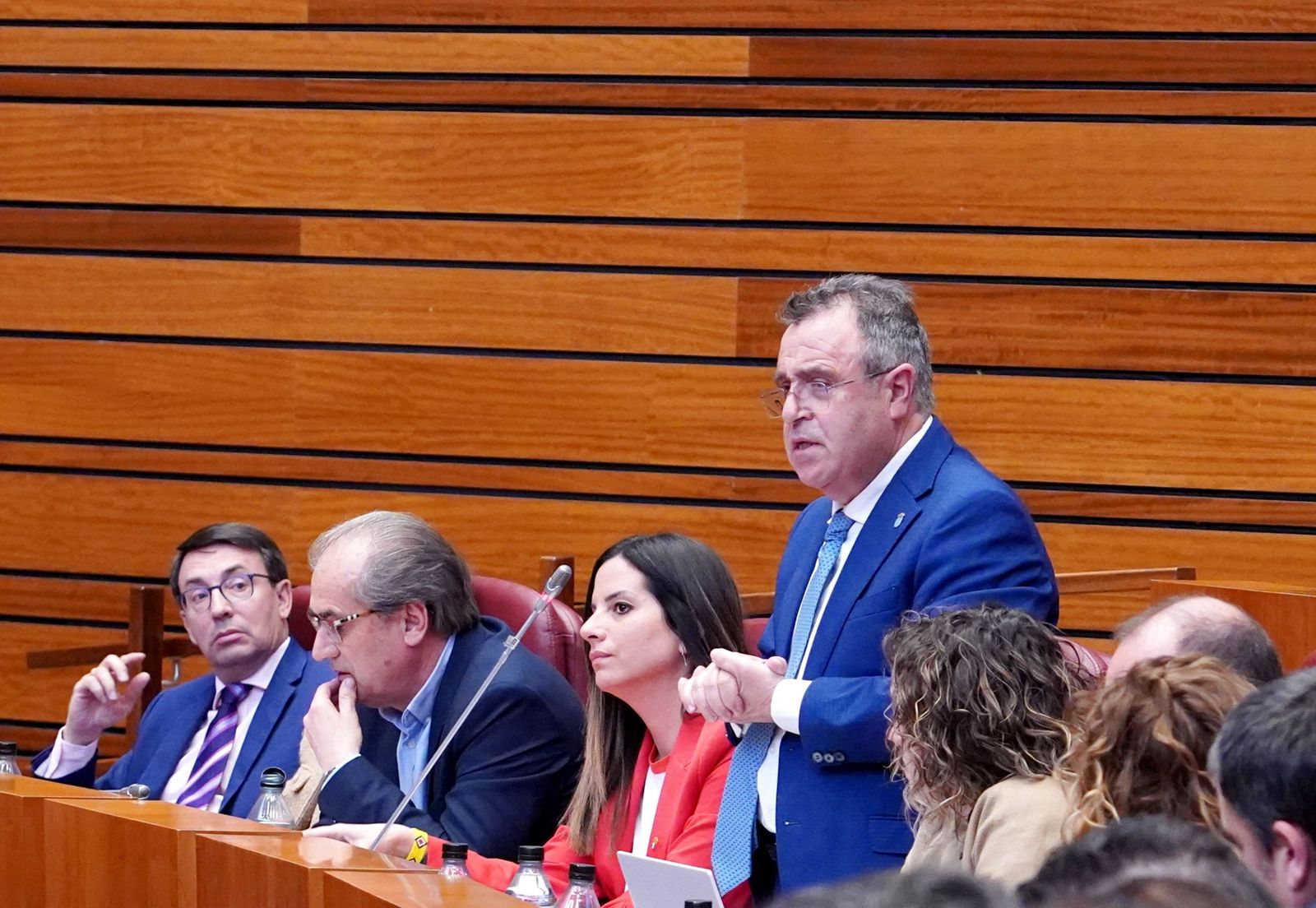 José Ignacio Martín Benito en el pleno de las Cortes de Castilla y León. ICAL/Miriam Chacón